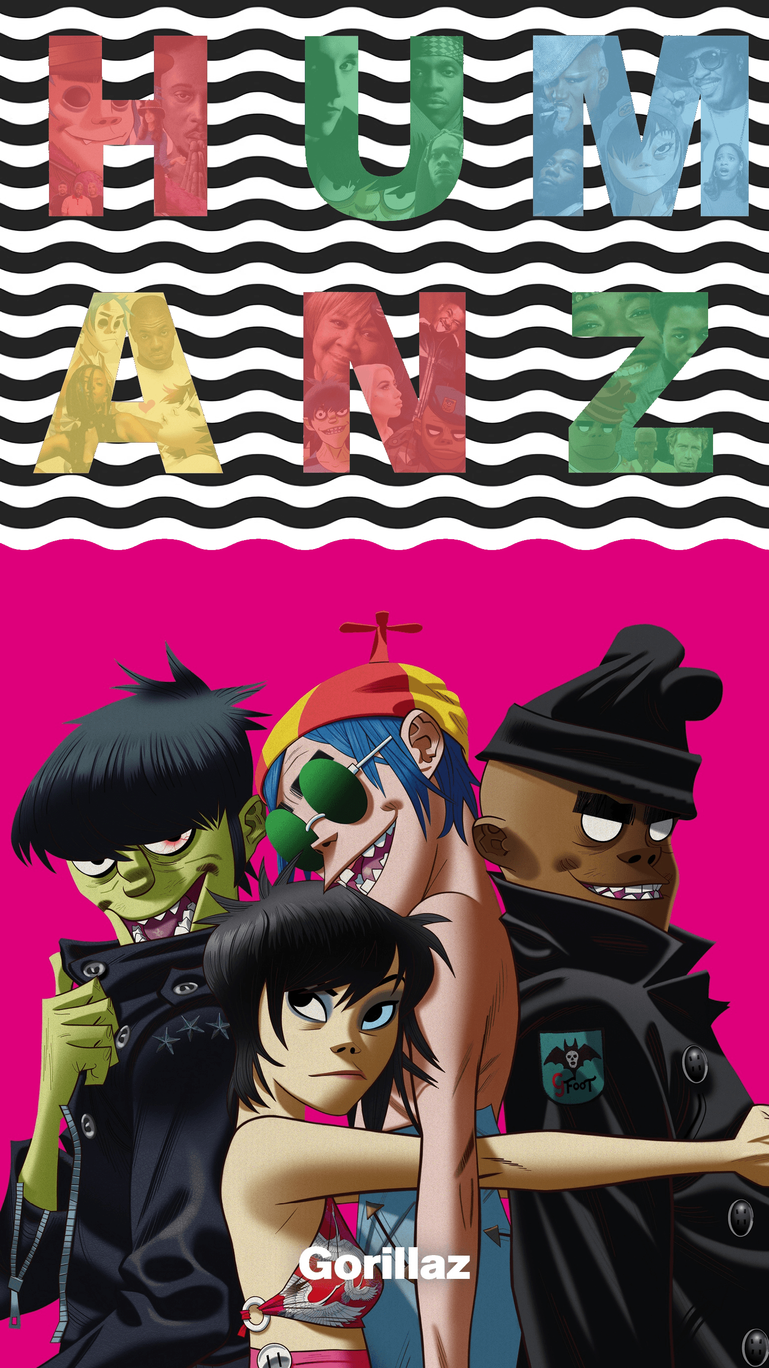 1560x2770 Humanz Mobile Wallpaper (Crack Magazine), Phone