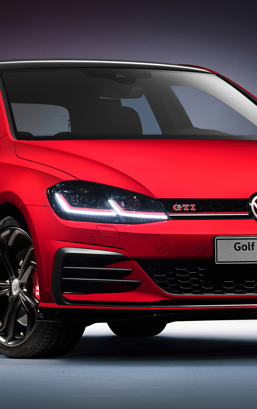 840x1340 Volkswagen Golf Gti Tcr Concept, Red, Compact Car, Gti Tcr Wallpaper iPhone, Phone