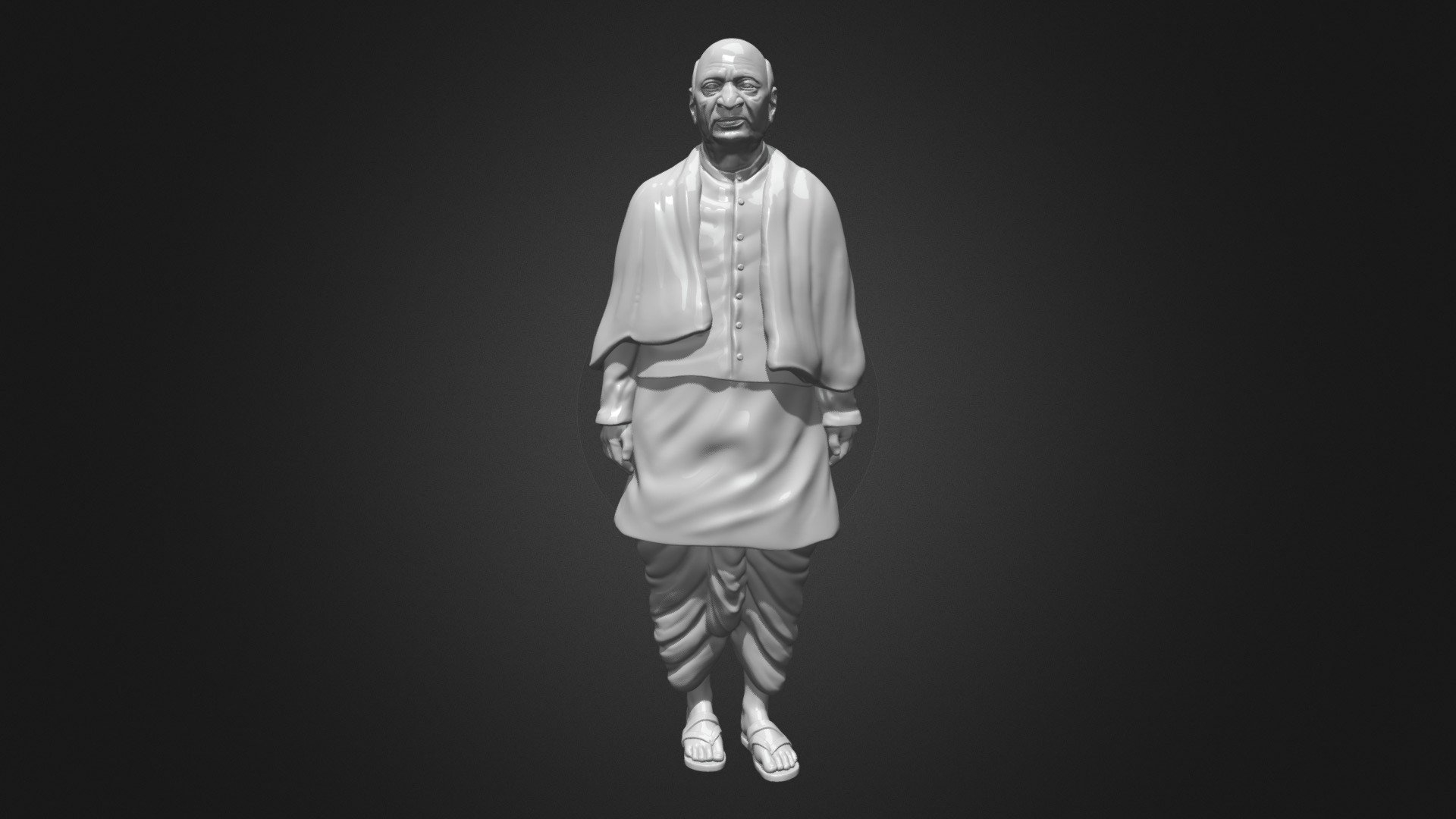 1920x1080 Statue Of Unity ( SARDAR PATEL ) model by vishaljeengar09 [24603cc], Desktop