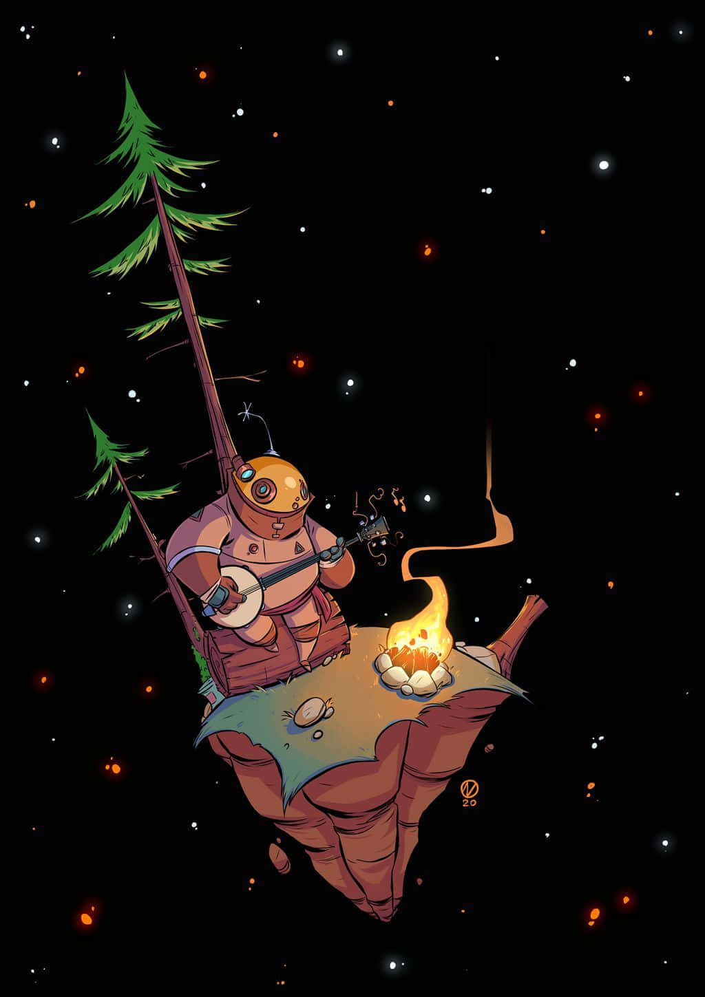 1030x1450 Outer Wilds Riebeck Fanart Wallpaper, Phone