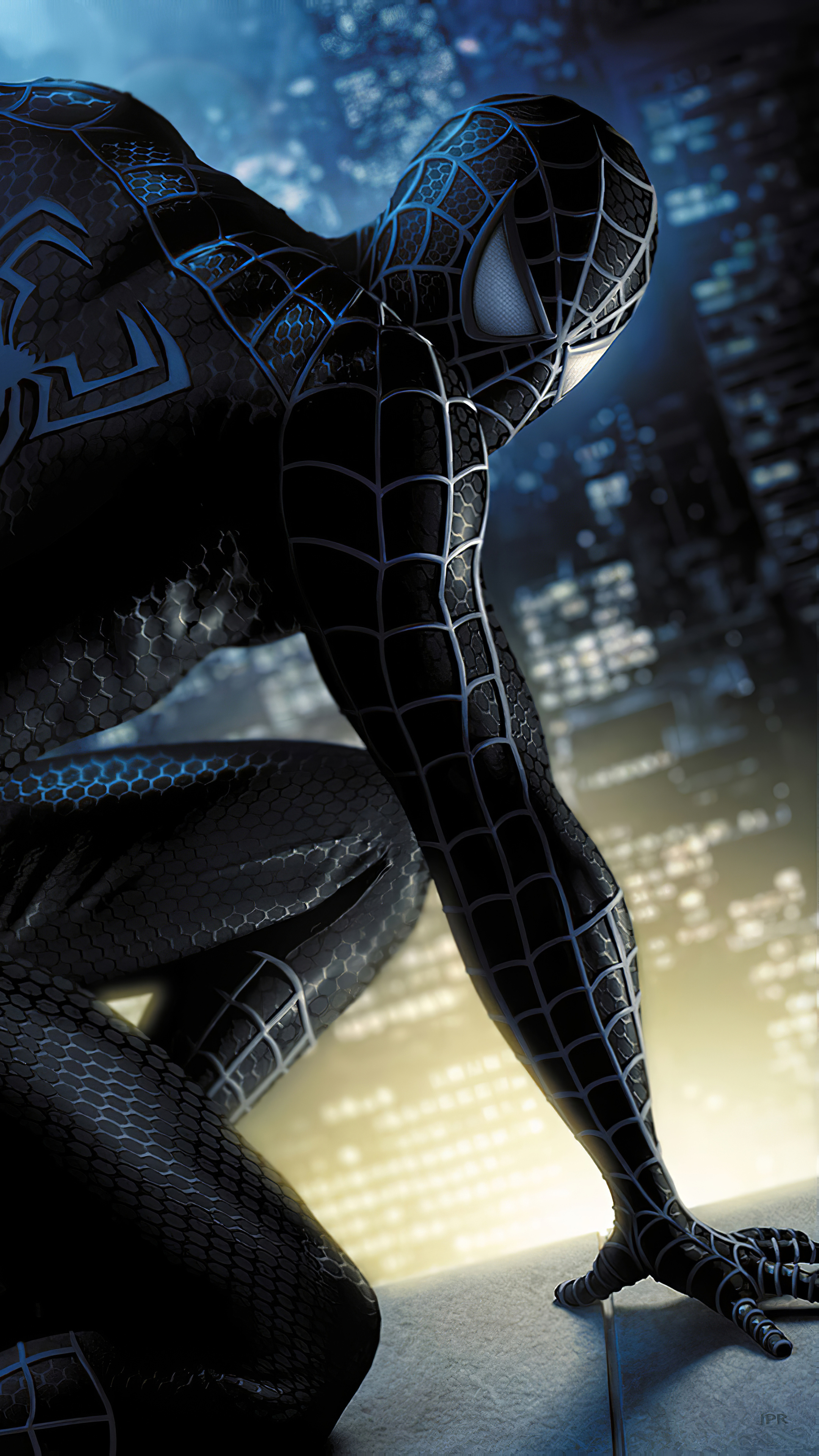 2160x3840 Dark Spider Man Wallpaper Image, Phone