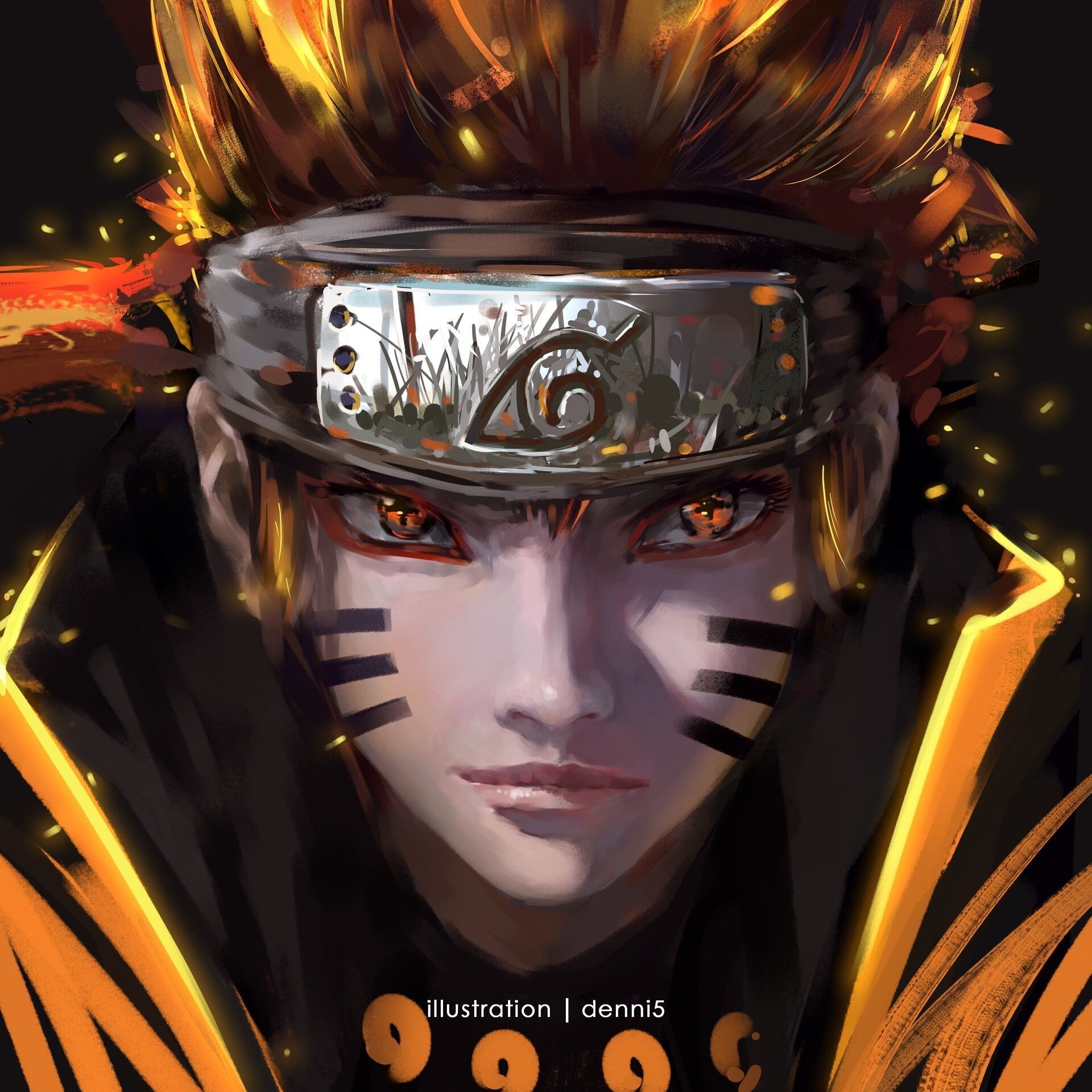 1920x1920 art, Naruto uzumaki, Naruto shippuden anime.com, Phone