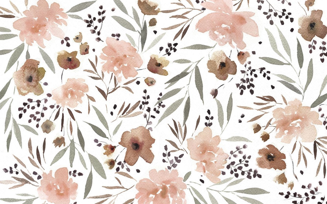 1340x840 Floral MacBook Wallpaper Free Floral MacBook Background, Desktop