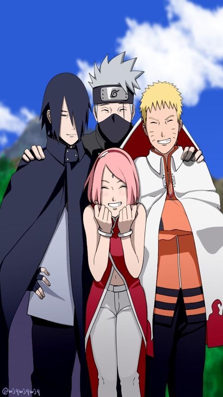 720x1280 Naruto Team 7 Wallpaper for Android, Phone