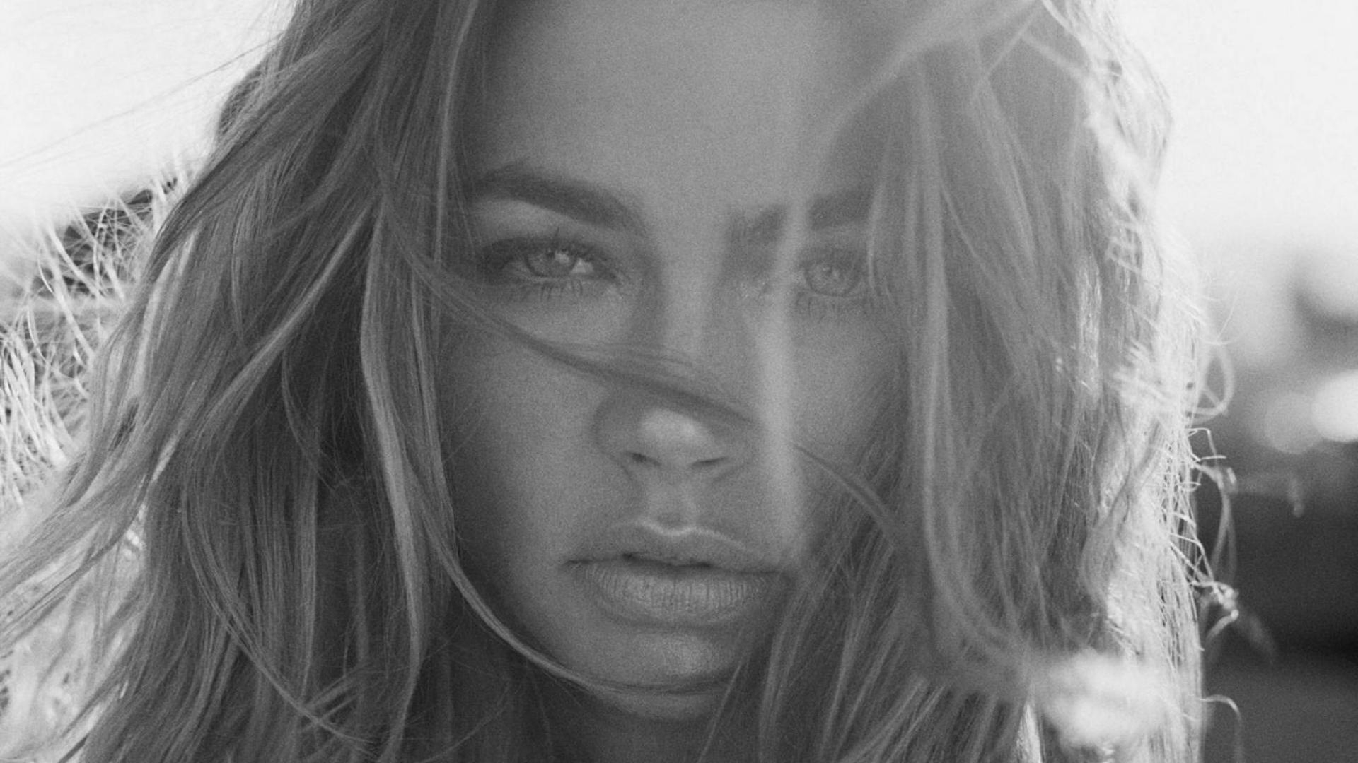 1920x1080 Denise richards grayscale wallpaper, Desktop