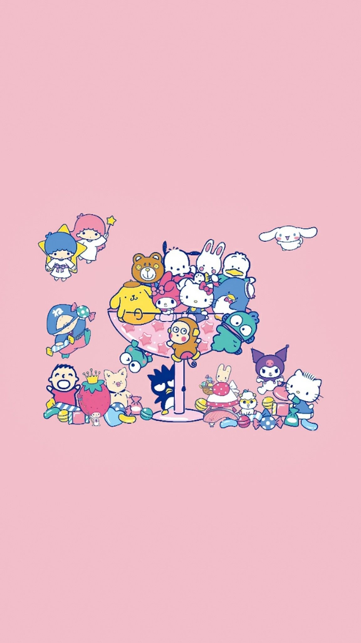 1160x2050 Sanrio BG. Hello kitty iphone wallpaper, Hello kitty art, Hello kitty picture, Phone