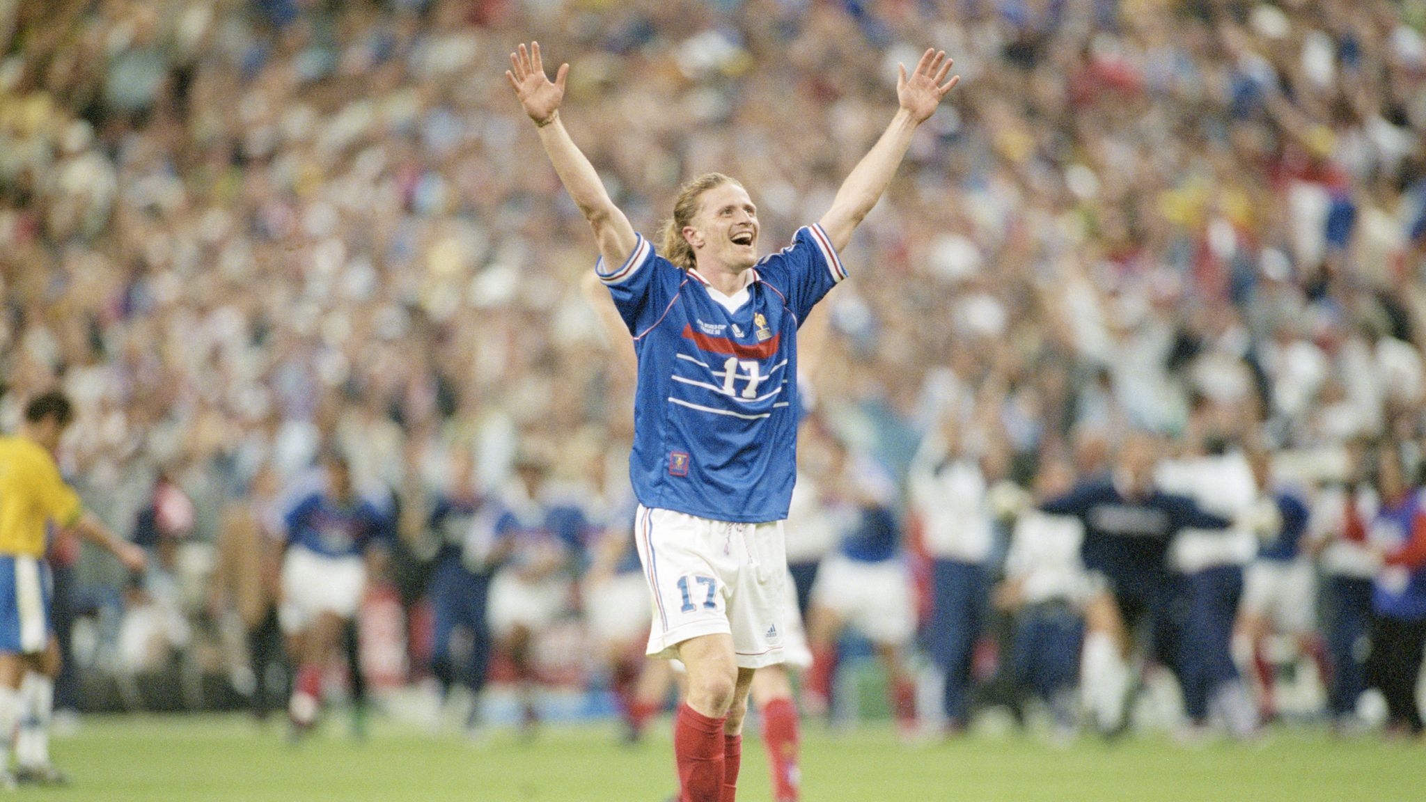 2050x1160 WATCH: Emmanuel Petit recreates famous World Cup goal v Brazil, Desktop