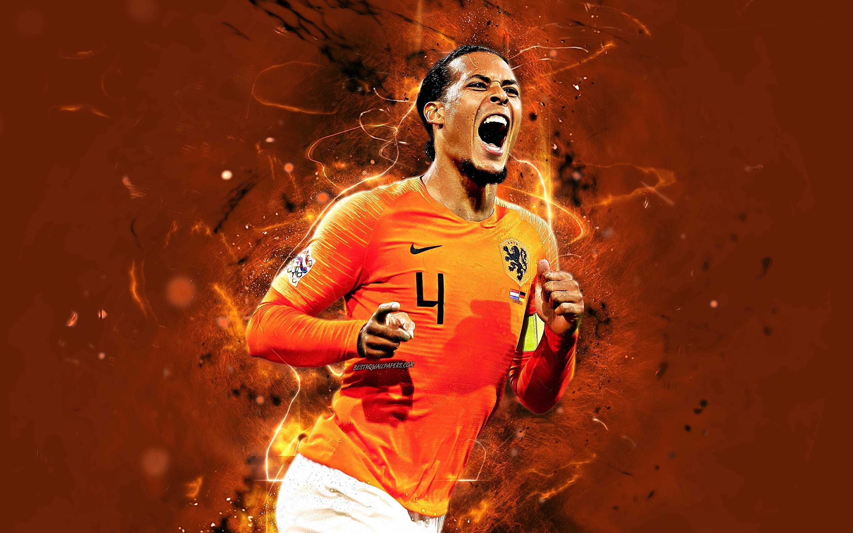 2880x1800  Virgil van Dijk, Dutch, Soccer wallpaper. Mocah HD Wallpaper, Desktop