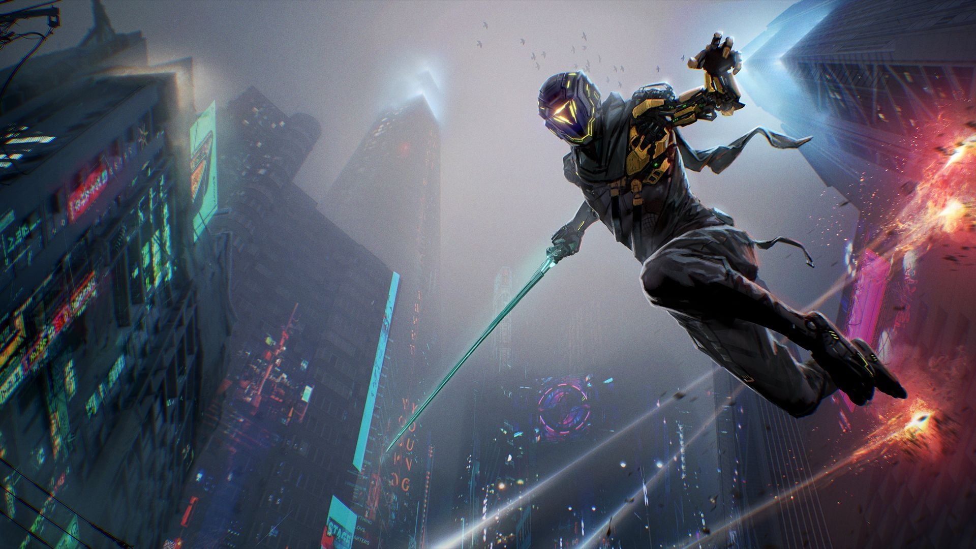 1920x1080 Cyberpunk assassin simulator Ghostrunner has a release date, Desktop