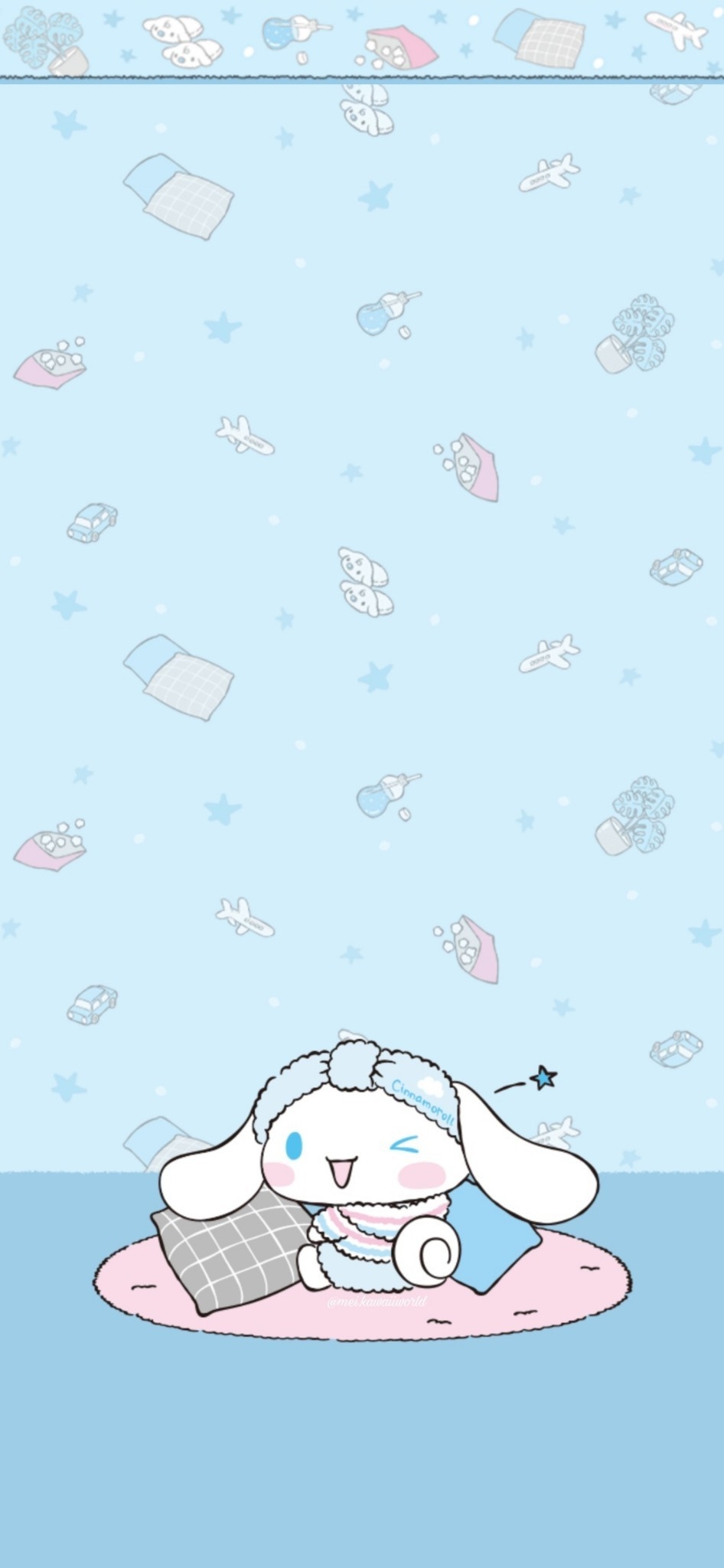 950x2050 Cinnamoroll chill wallpaper, Phone