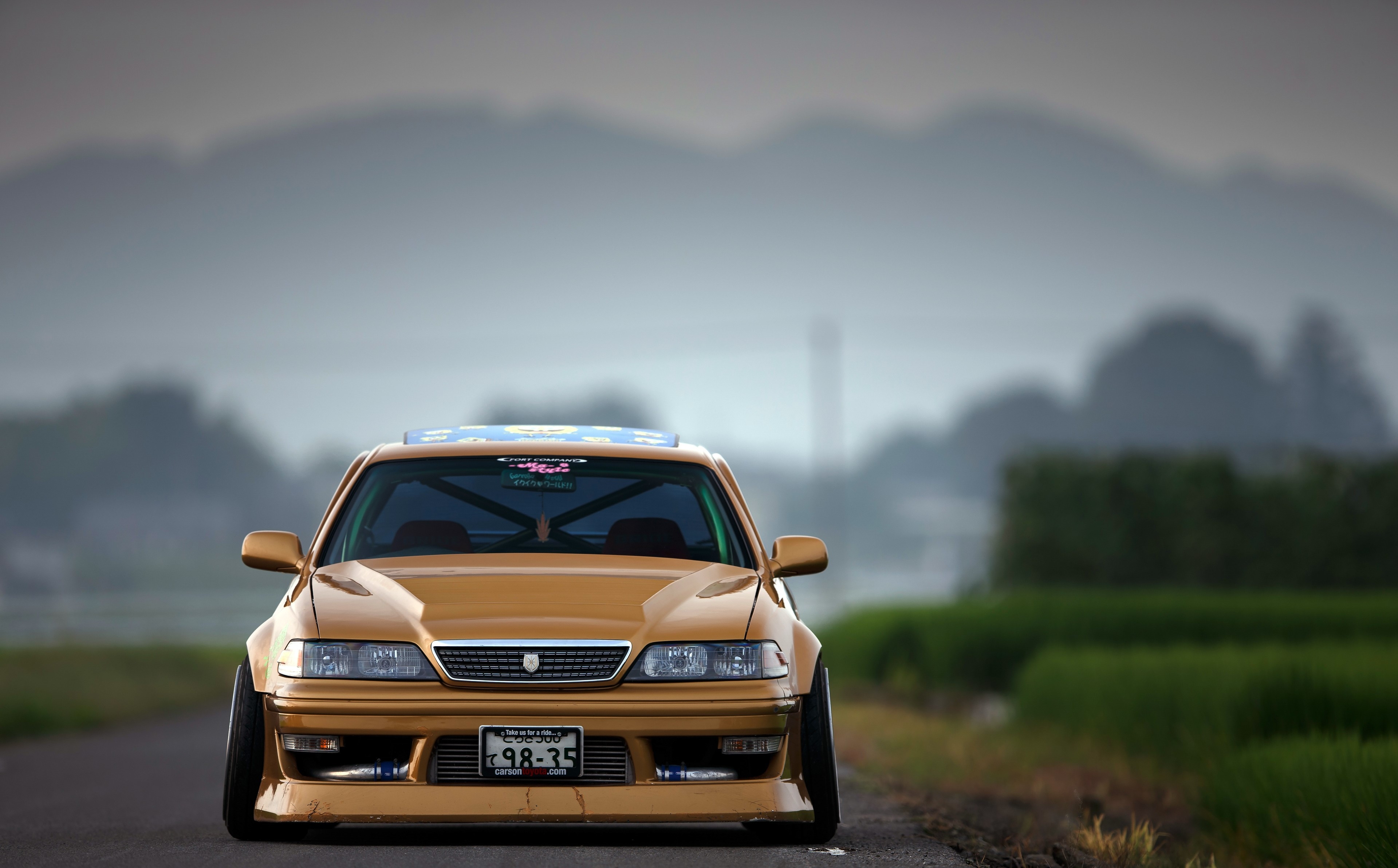 3840x2390 Jzx100 Toyota Mark Ii Custom Made Gold JDM Japanese Cars Wallpaper:, Desktop