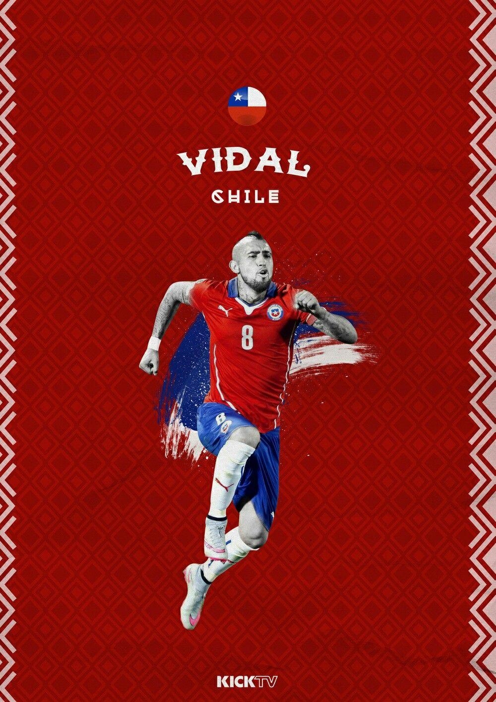 1000x1420 Arturo Vidal of Chile wallpaper. sports. Football, Phone