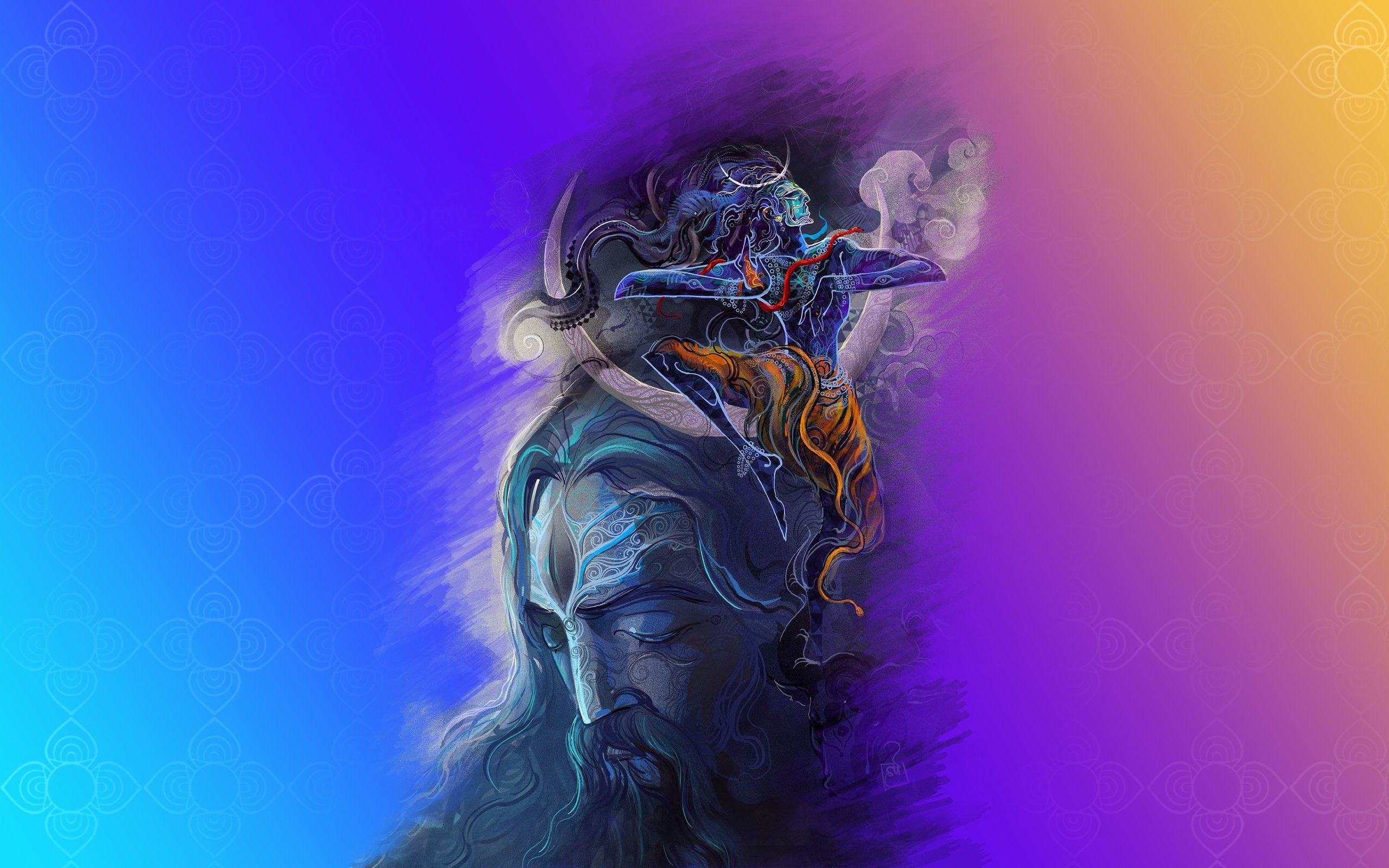 2560x1600 Wallpaper Lord Shiva, Aghori, HD, Creative Graphics, Desktop