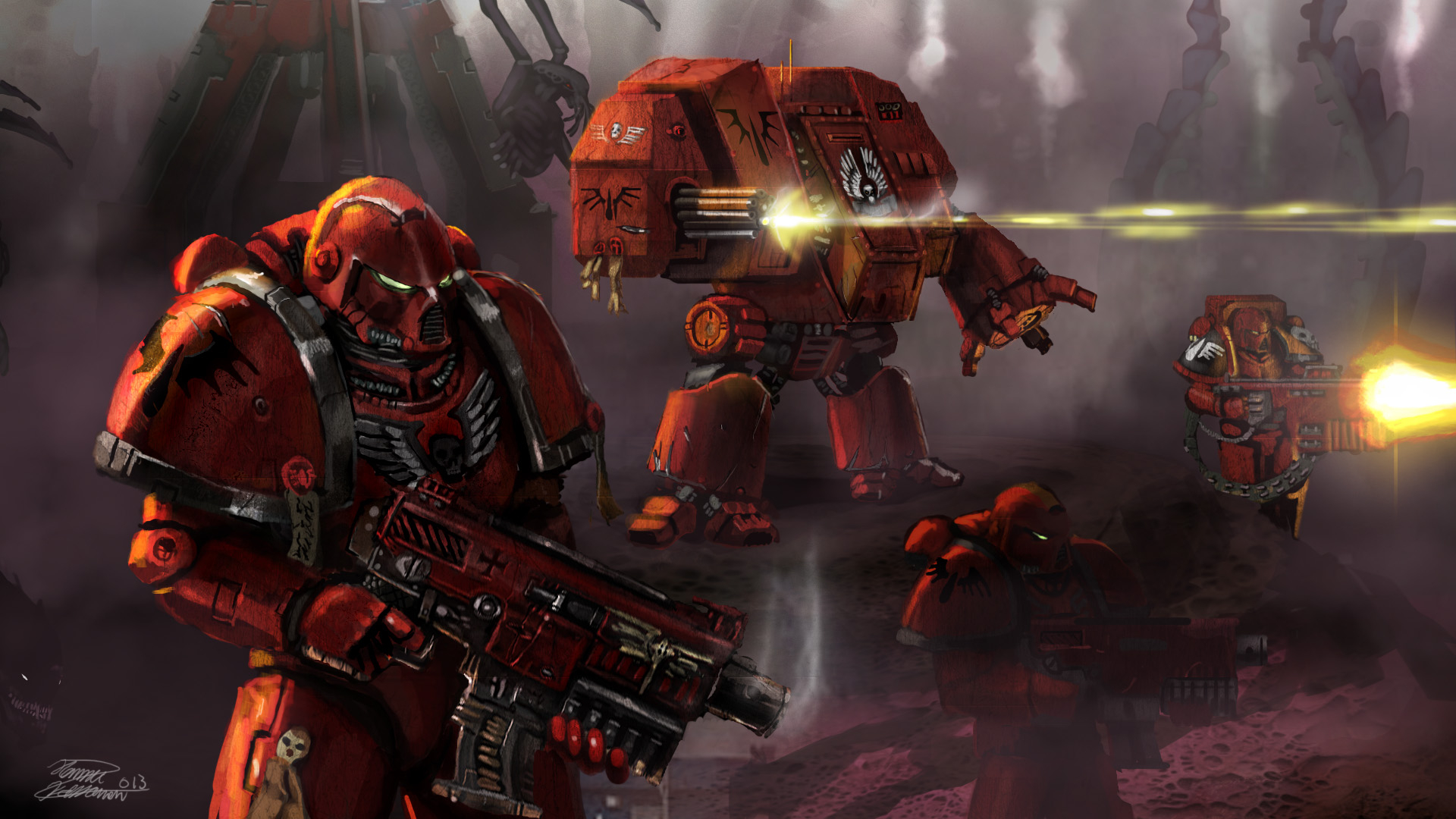 1920x1080 Warhammer 40k Wallpaper 40 000 Blood Angels, Desktop