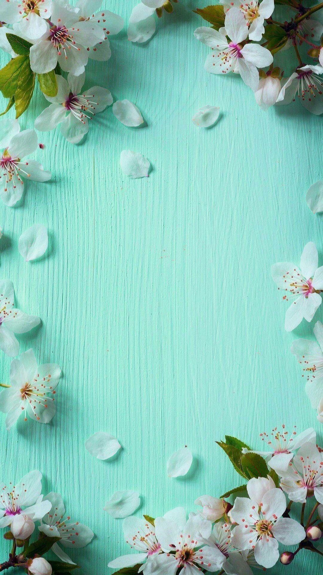 1080x1920 Blue Spring iPhone Background. 716776096923634309. Pola bunga, Bingkai bunga, Kartu bunga, Phone