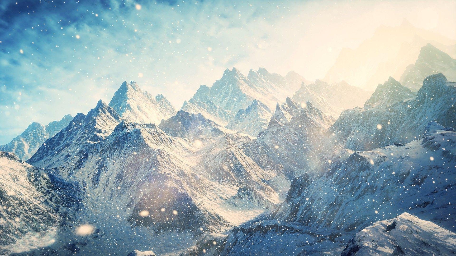 1920x1080 Snow Mountain Wallpaper Widescreen, Desktop