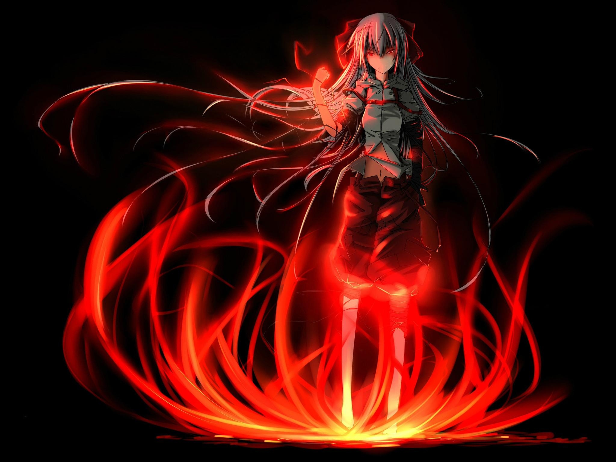 2050x1540 Sad Anime Wallpaper Girl On Fire 2048X1536. Wallpaper 3D, Desktop