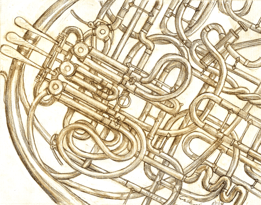 1030x810 French Horn Wallpaper, Desktop