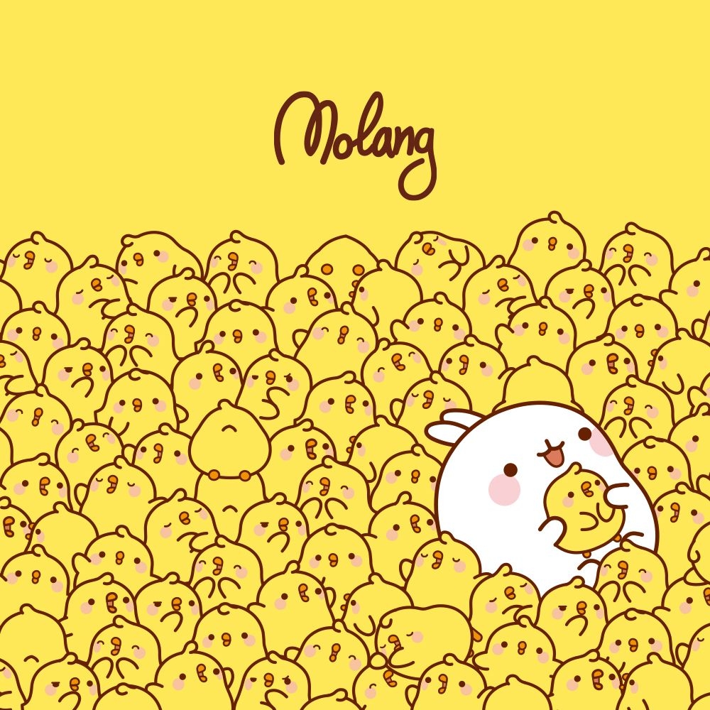 1000x1000 Molang & Piu Piu Wallpaper. Molang, Molang wallpaper, Wallpaper, Phone