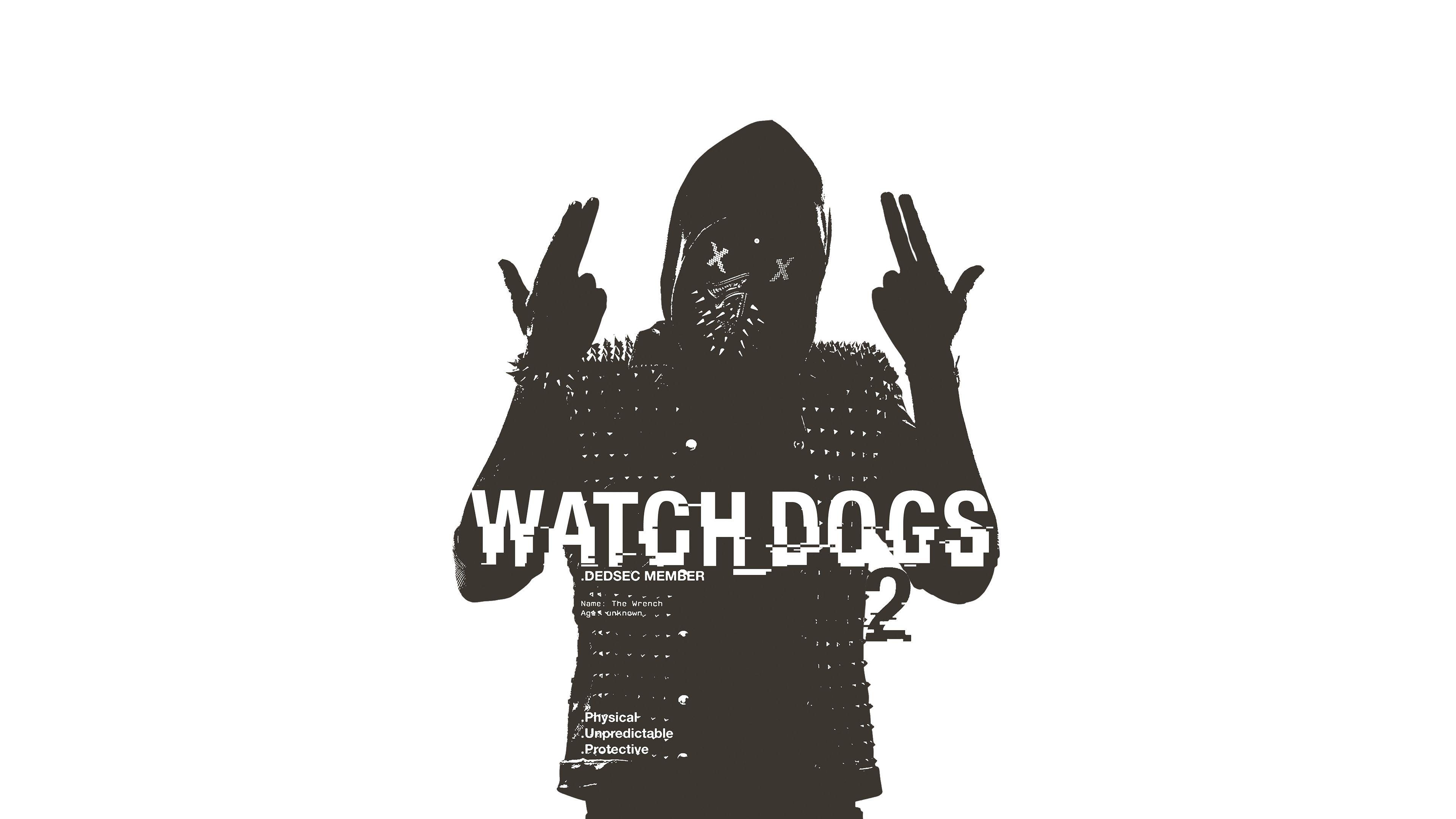 3840x2160 Watch Dogs 2 Wrench Poster. Games HD 4k Wallpaper, Desktop