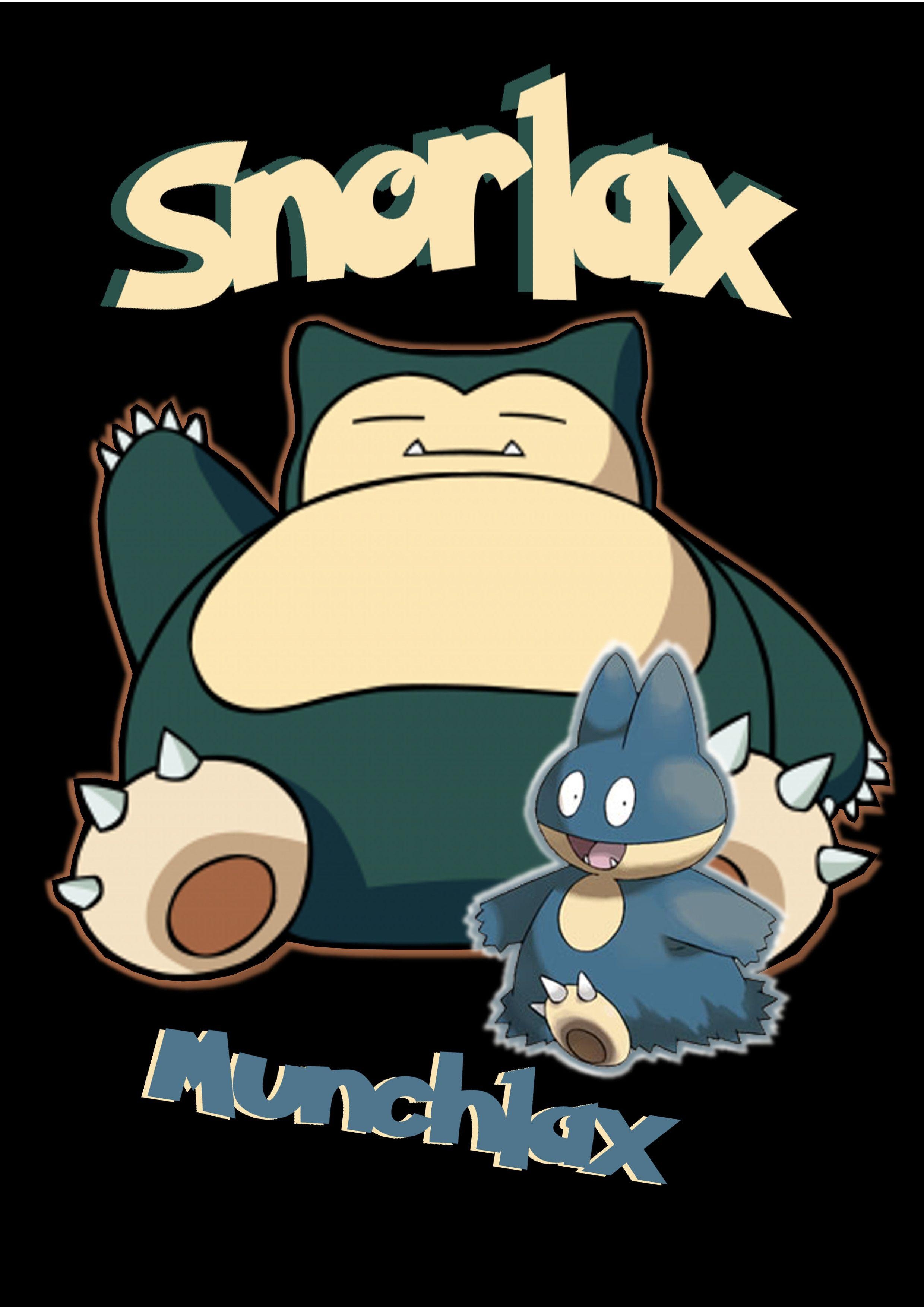 2480x3510 Snorlax And Munchlax (T Shirt Idea), Phone