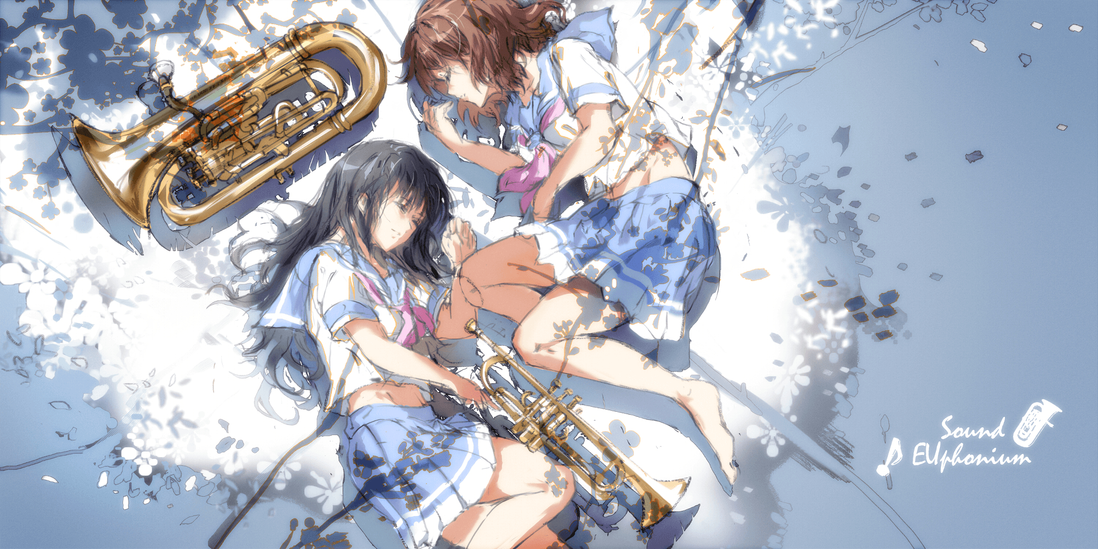 2160x1080 Sound! Euphonium HD Wallpaper, Dual Screen