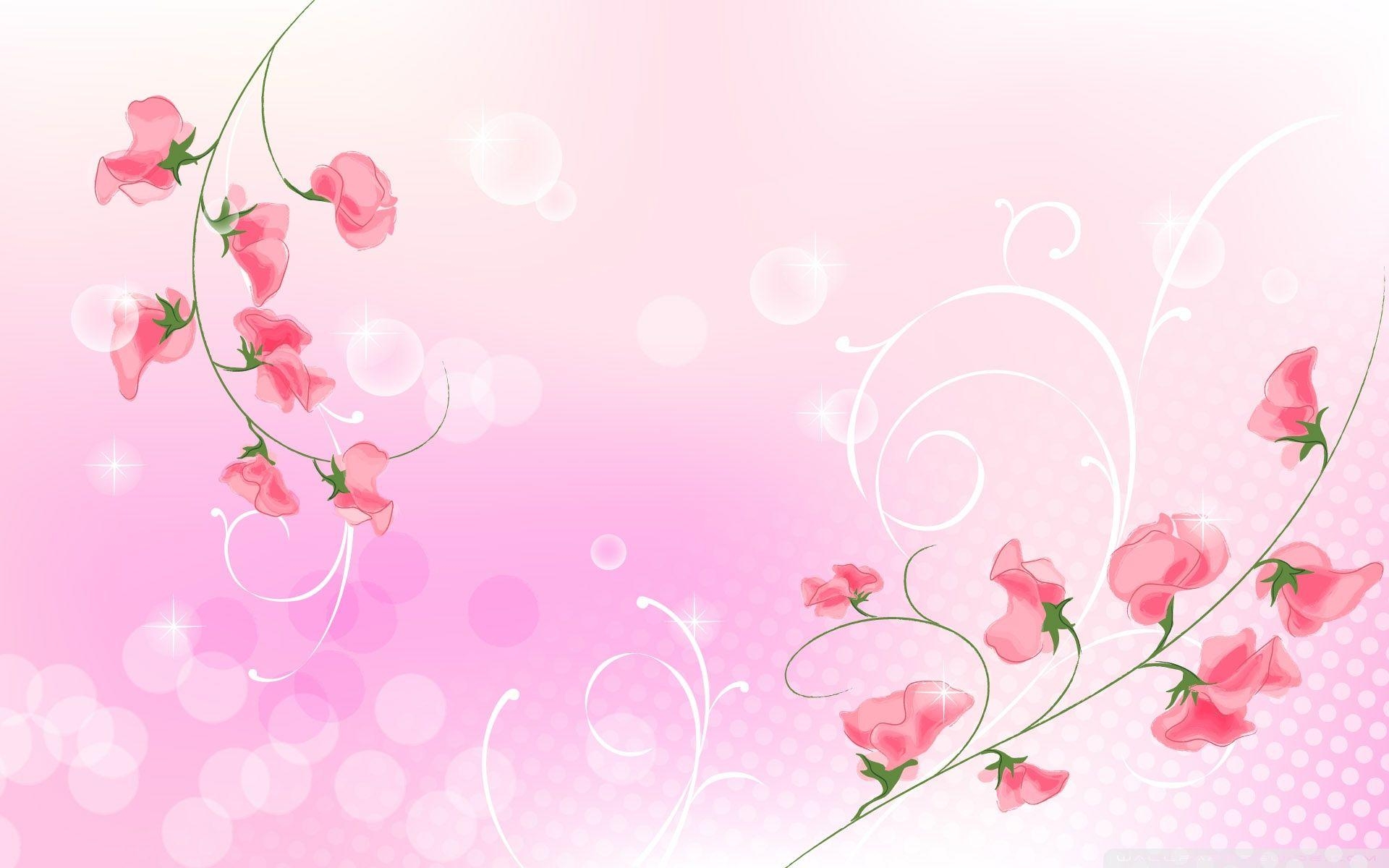 1920x1200 Pink Flowers Wallpaper Full HD, Desktop