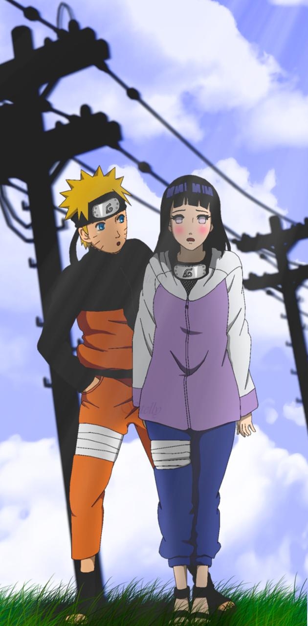 630x1280 Naruto and Hinata wallpaper, Phone