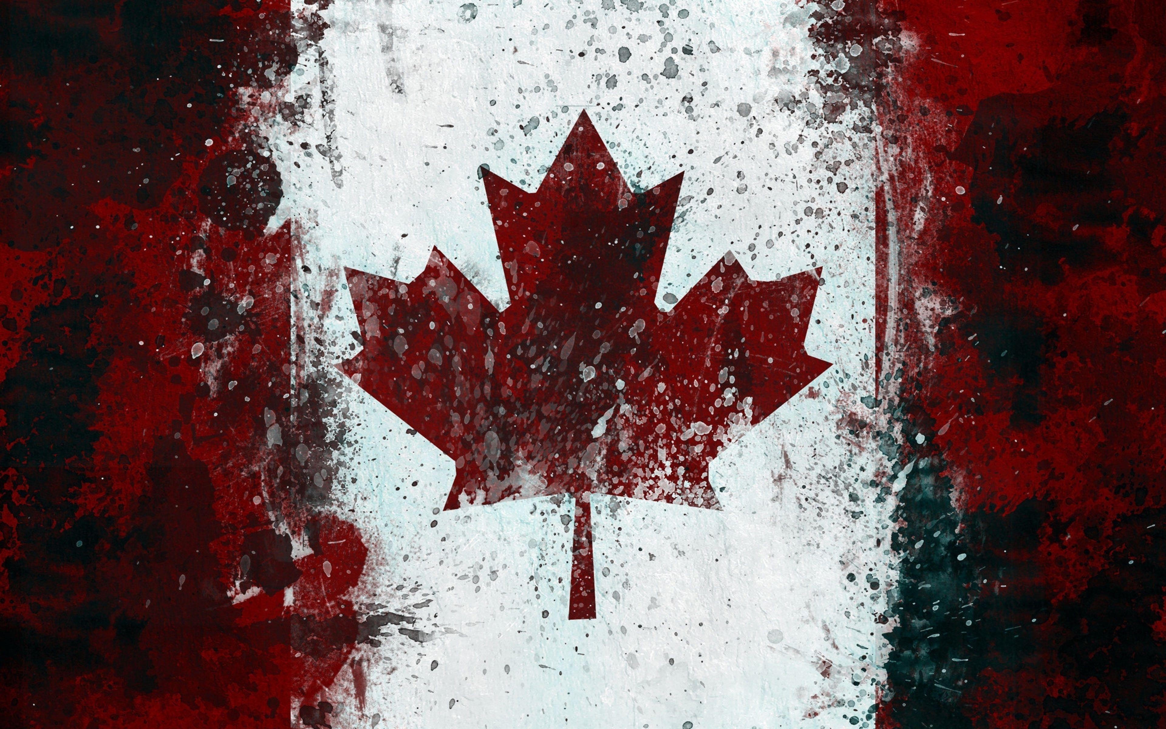 3840x2400 Canada flag, Desktop