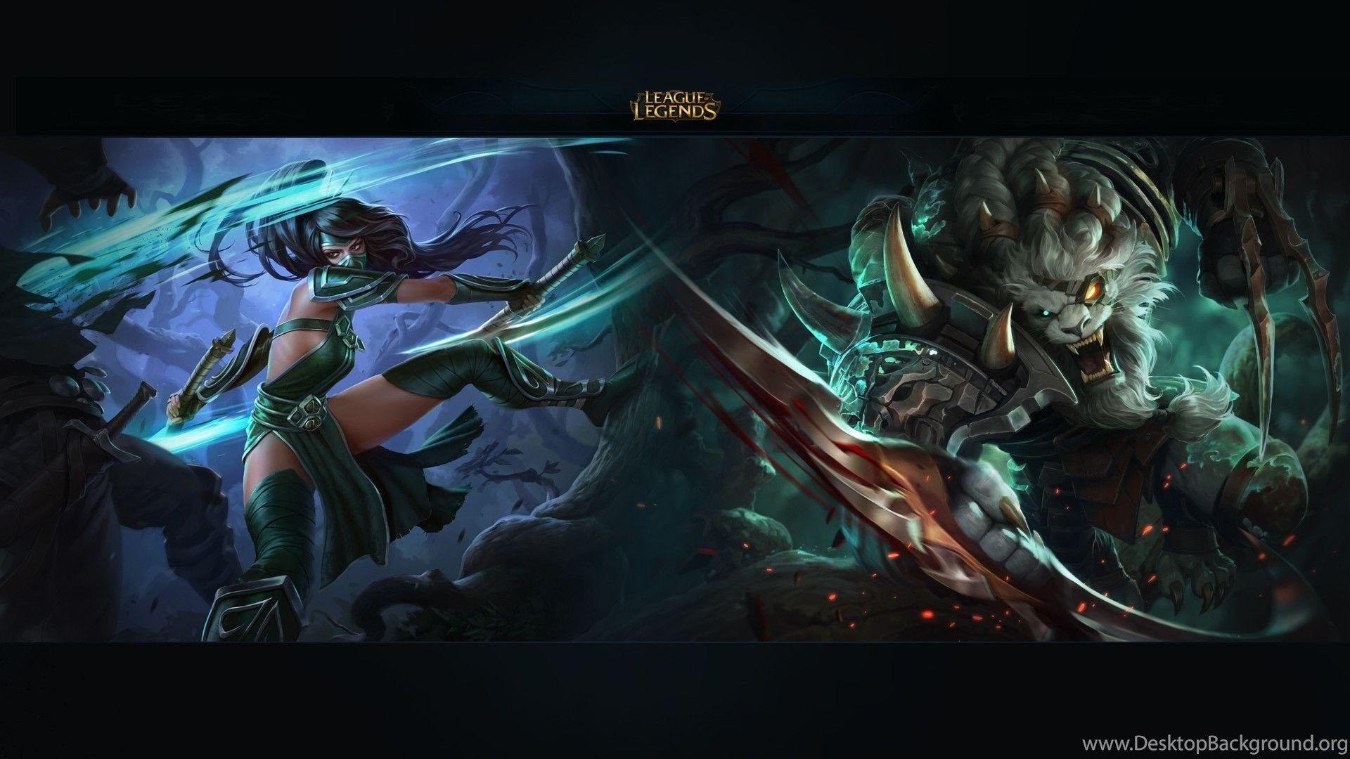 1920x1080 Akali Vs Rengar HD Wallpaper Desktop Background, Desktop