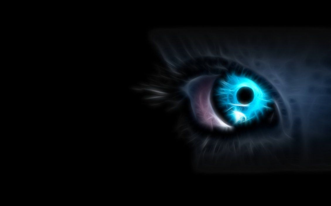 1130x710 Wonderful blue cat eye dark wallpaper, Desktop