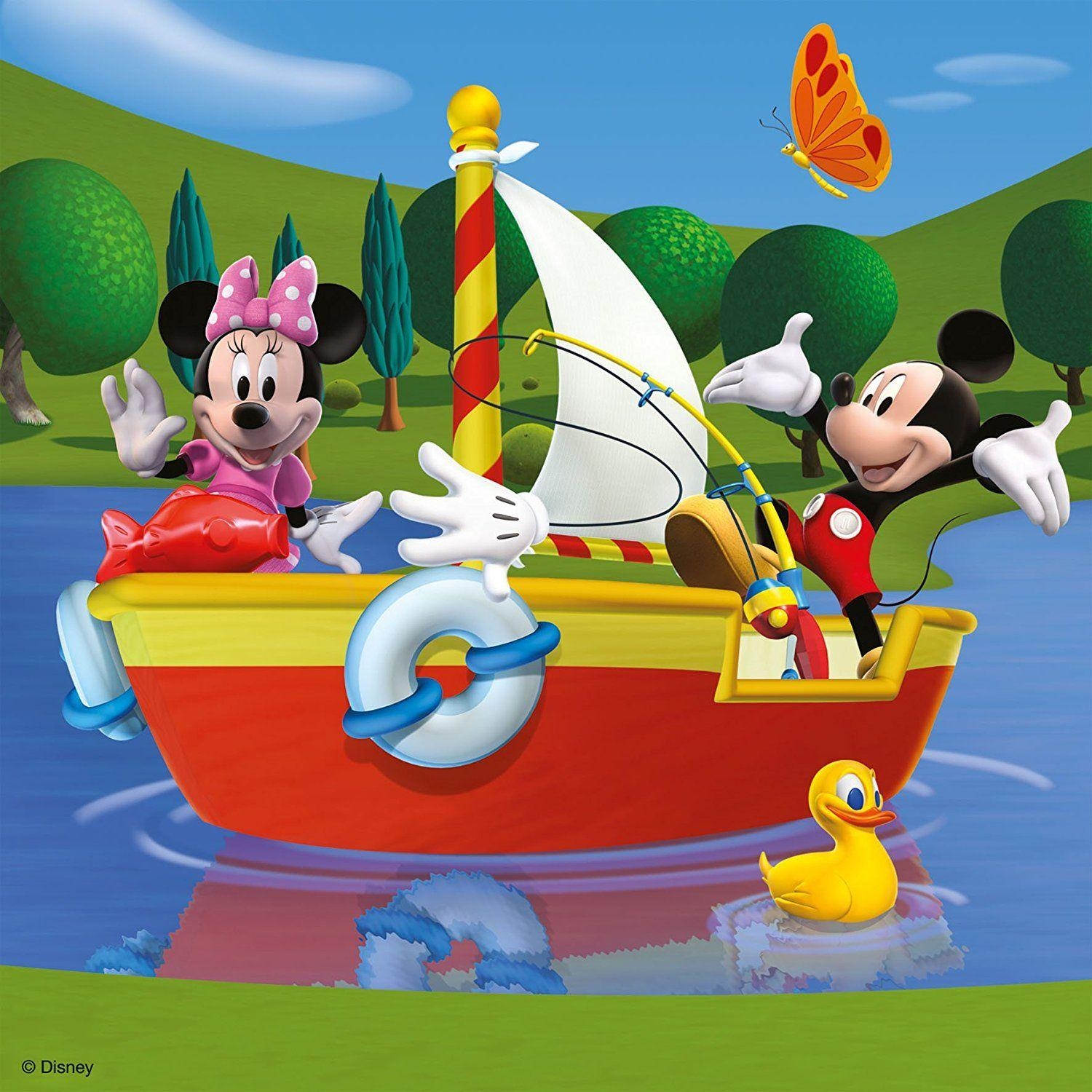 1500x1500 Ravensburger Disney Mickey Mouse Clubhouse 3x 49pc Jigsaw Puzzles, Phone