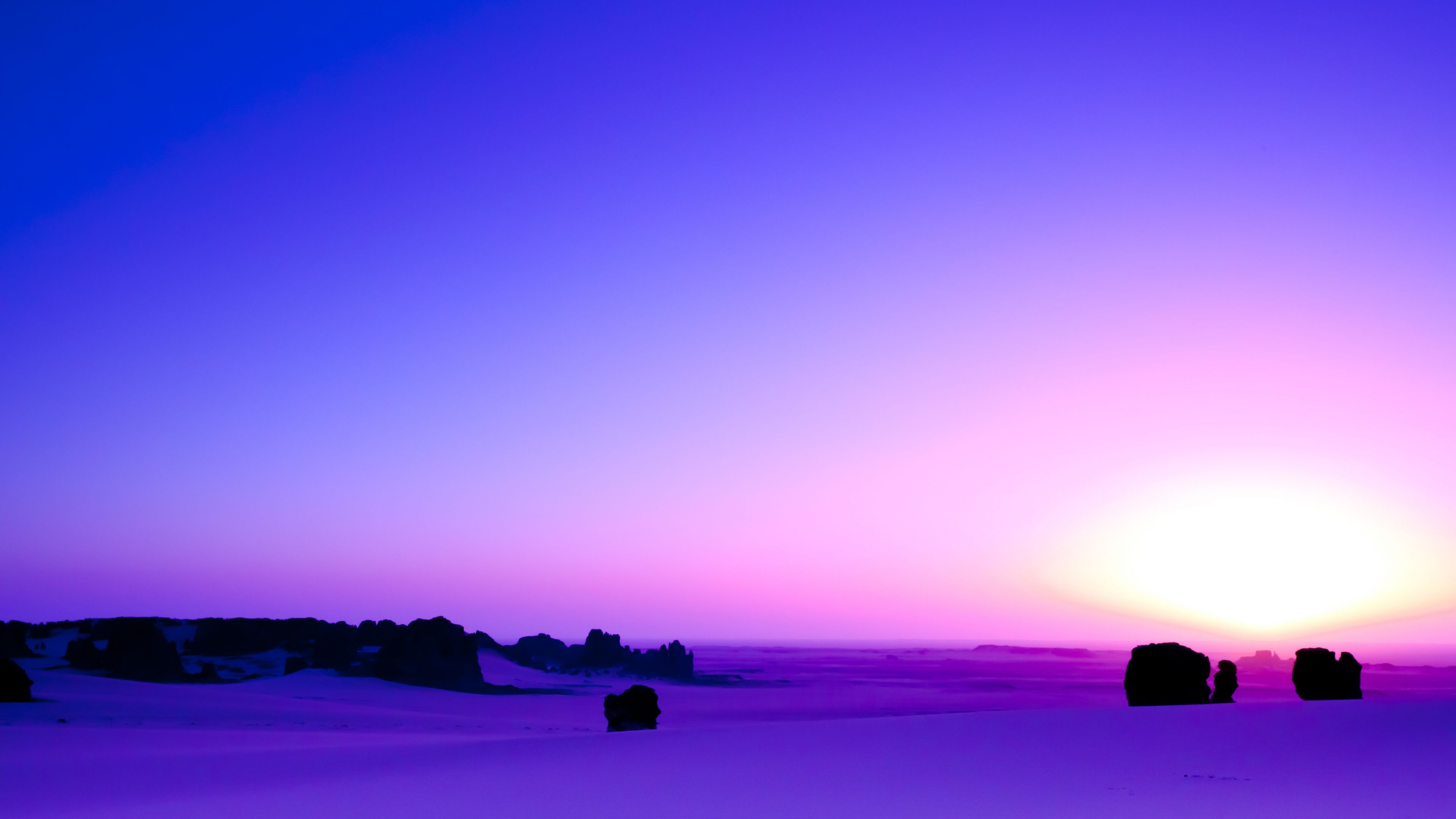 3840x2160 Download wallpaper  purple, sunset, skyline, desert, landscape 4k wallpaper, uhd wallpaper, 16:9 widescreen  HD background, 8643, Desktop