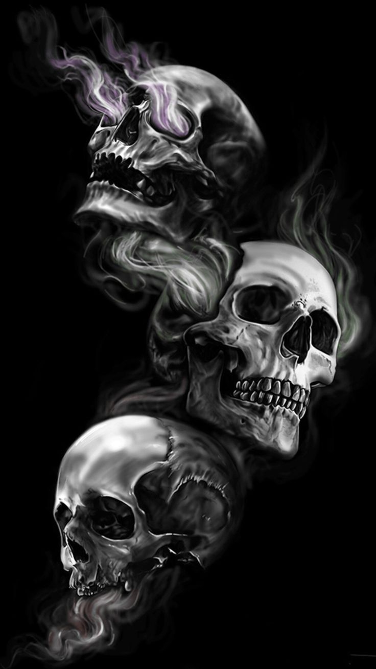 740x1310 Skulls, Phone