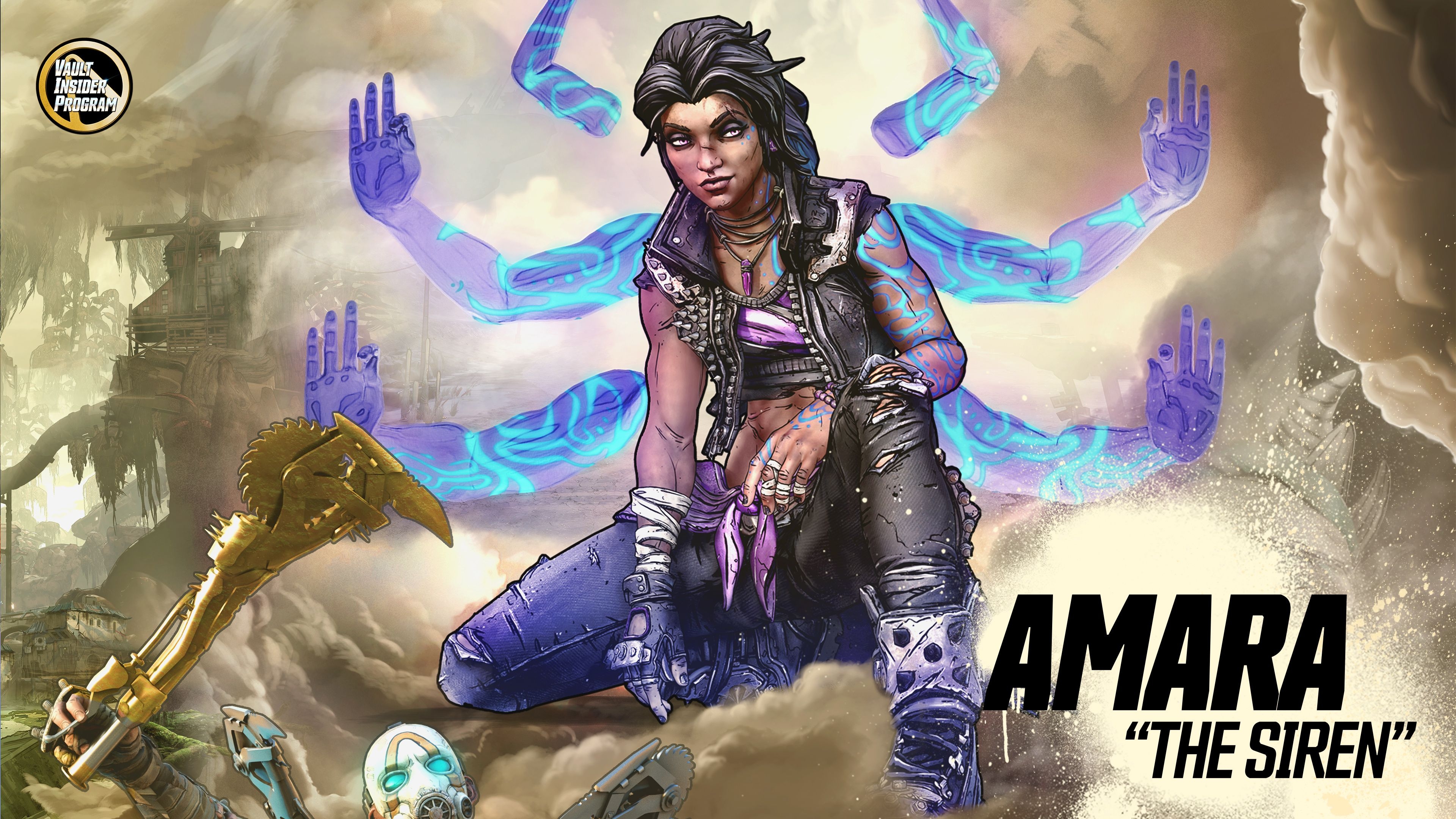 3840x2160 Wallpaper of Amara, Borderlands, Borderlands Video Game background & HD image, Desktop