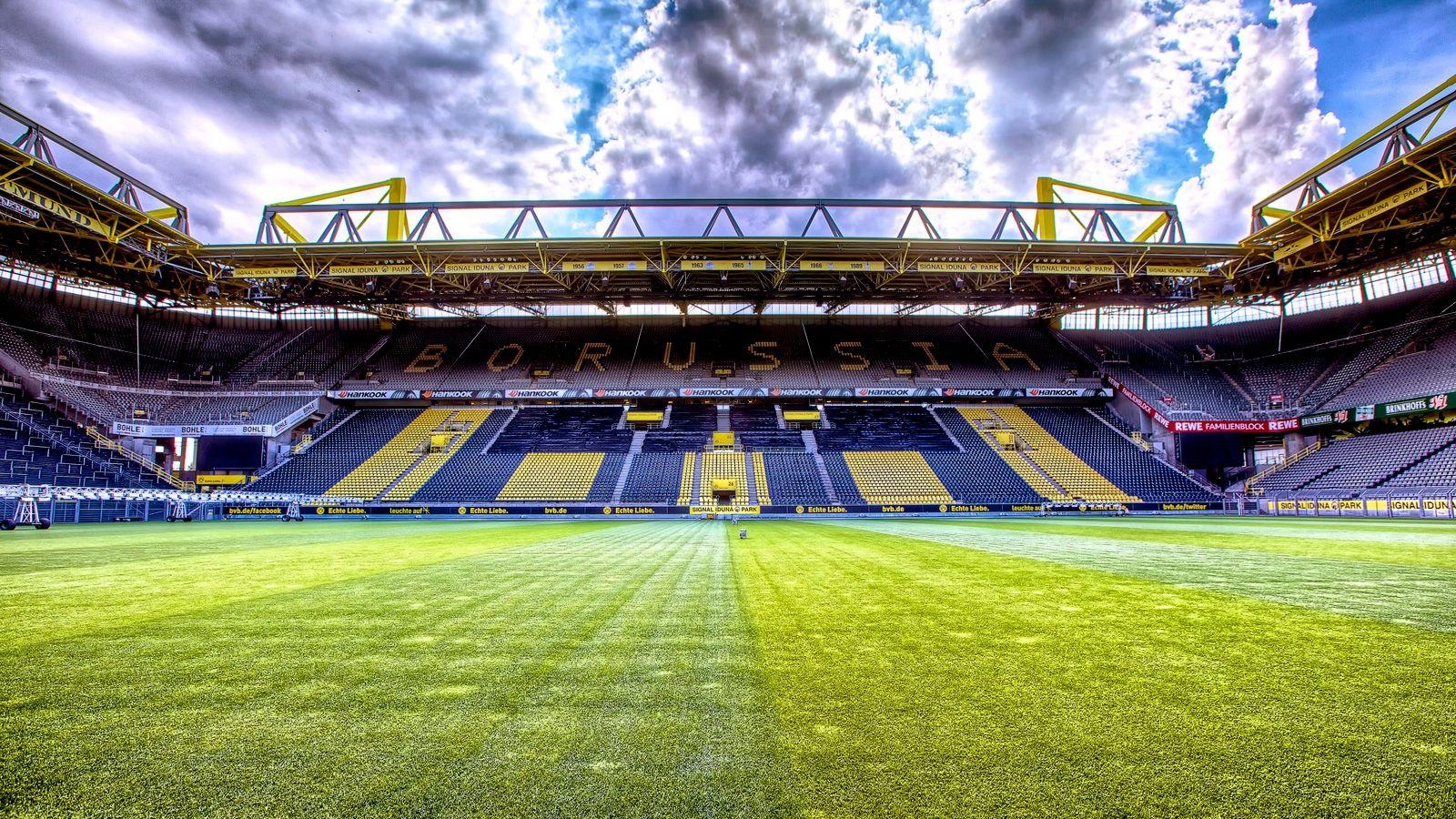 1600x900 Signal Iduna Park Wallpaper. Simple Youull Never Walk Alone Signal, Desktop