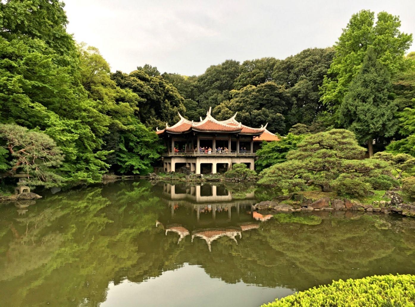 1400x1040 Shinjuku Gyoen Bridge Tokyo Wallpaper, Desktop