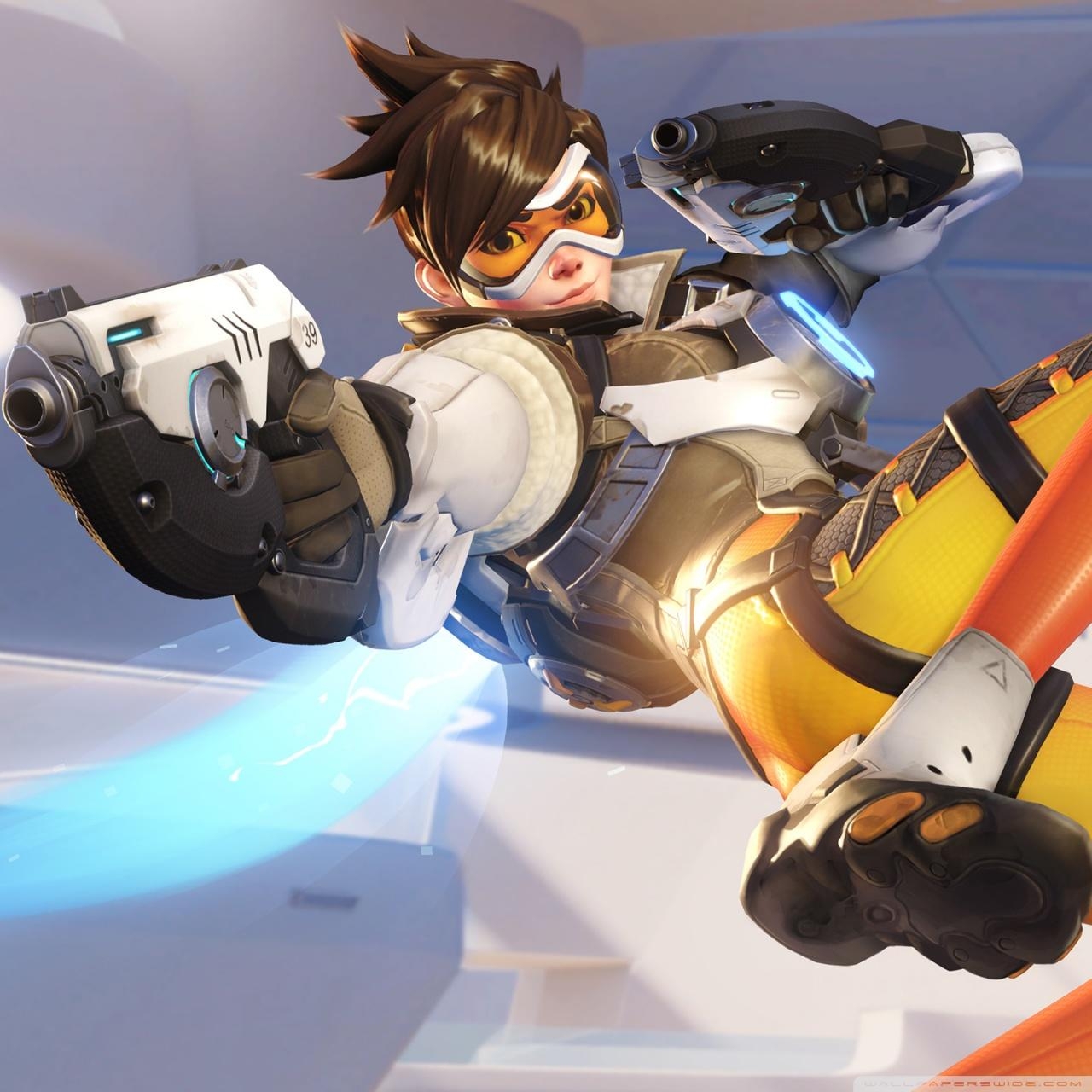 1280x1280 Overwatch Tracer ❤ 4K HD Desktop Wallpaper for • Wide, Phone