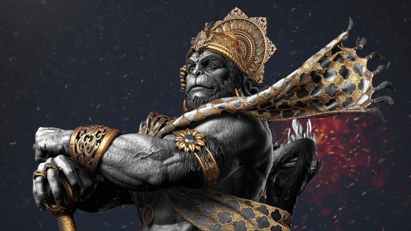 1370x770 Hanuman Wallpaper 43082, Desktop