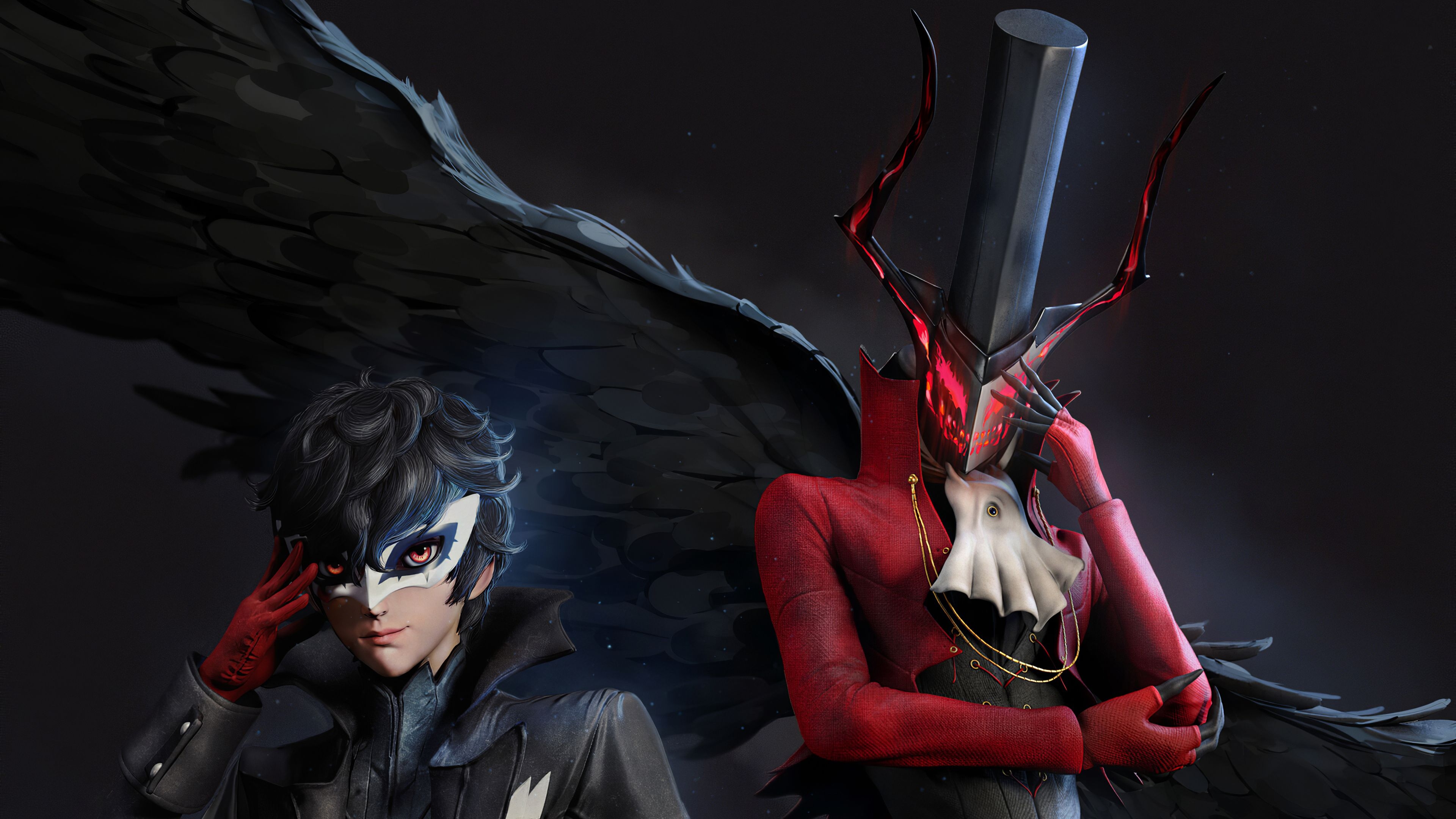 3840x2160 Joker And Arsene From Persona HD Games, 4k Wallpaper, Image, Background, Photo and Picture, Desktop