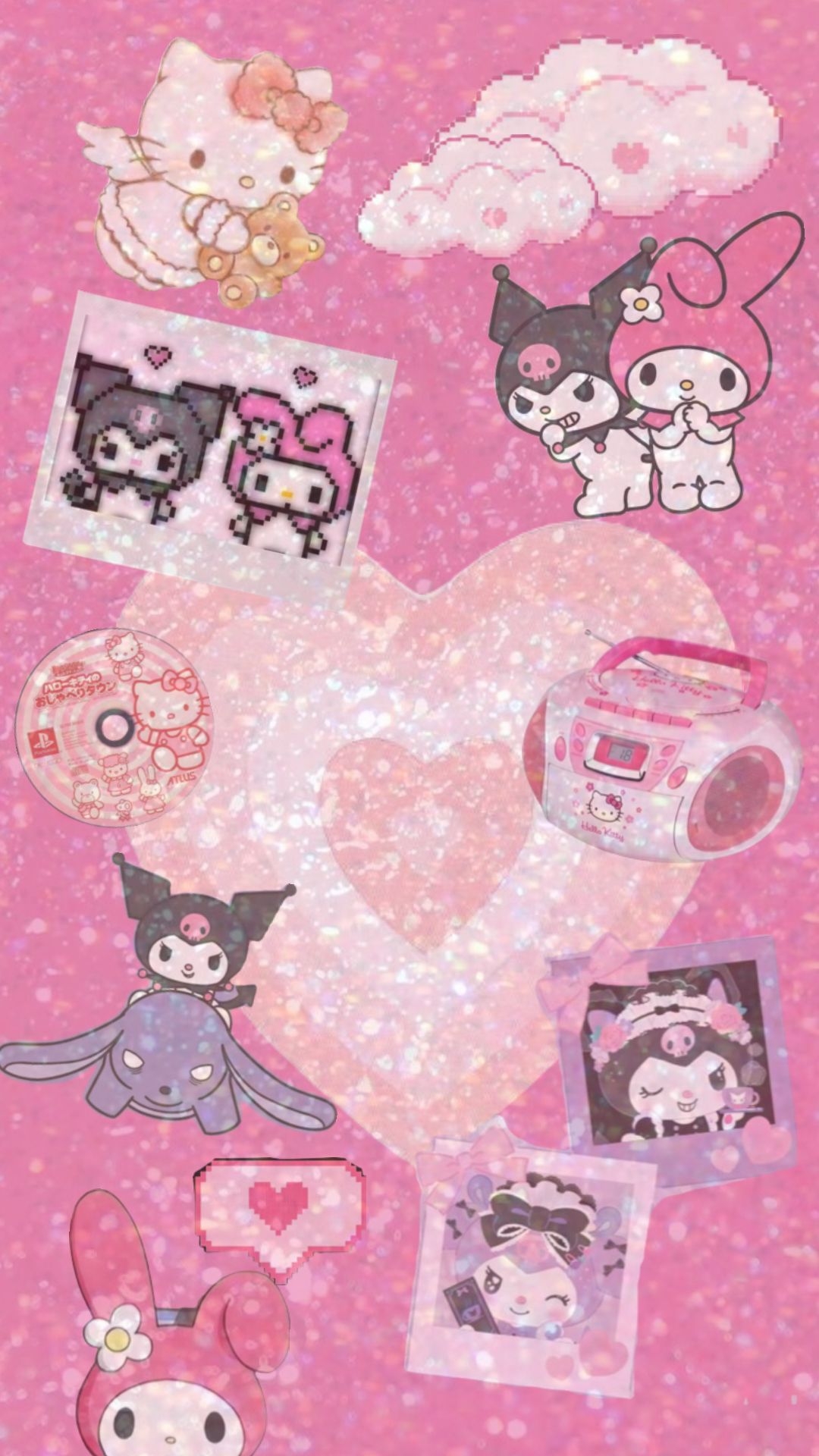 1080x1920 Emo wallpaper, Sanrio wallpaper, 3D, Phone