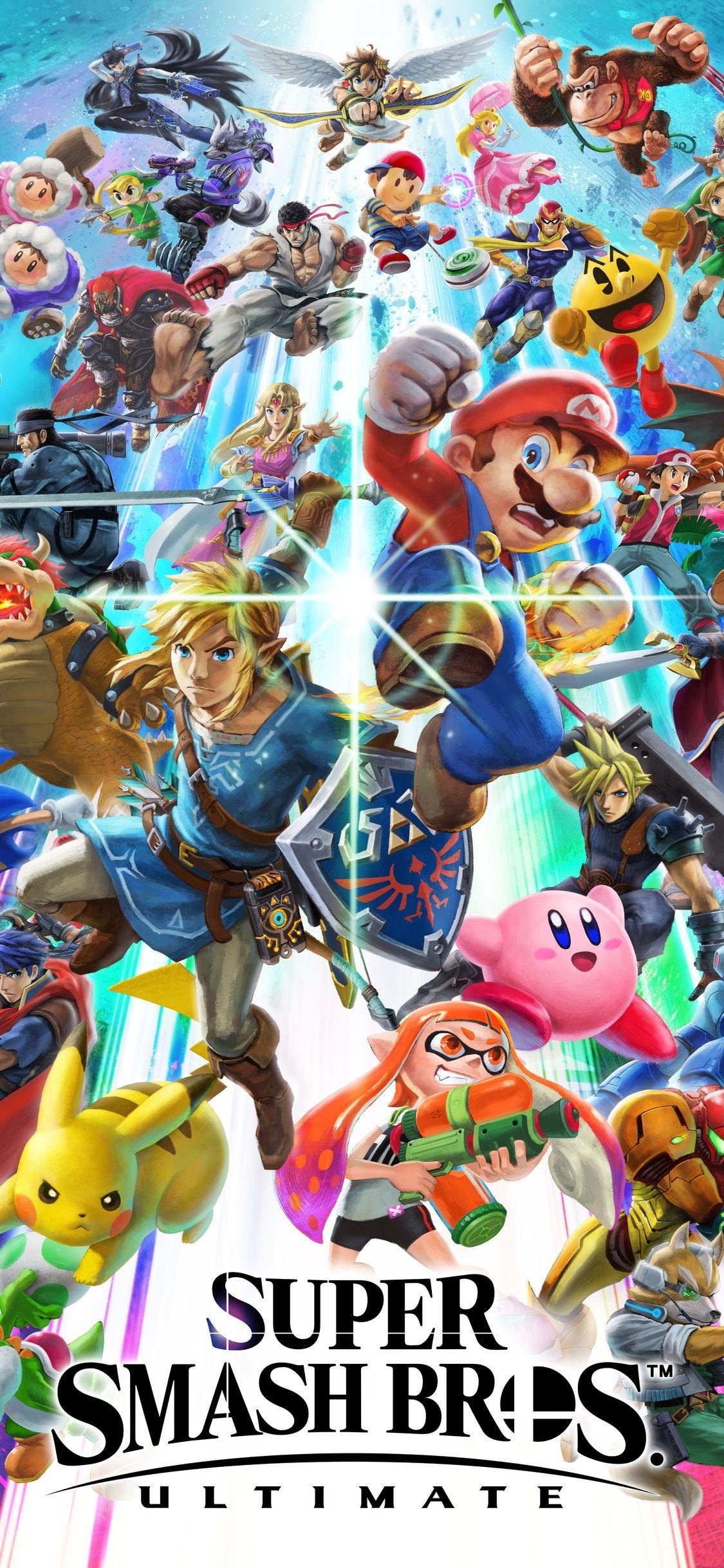 1130x2440 Super Smash Bros Ultimate 8k iPhone XS, iPhone 10, Phone