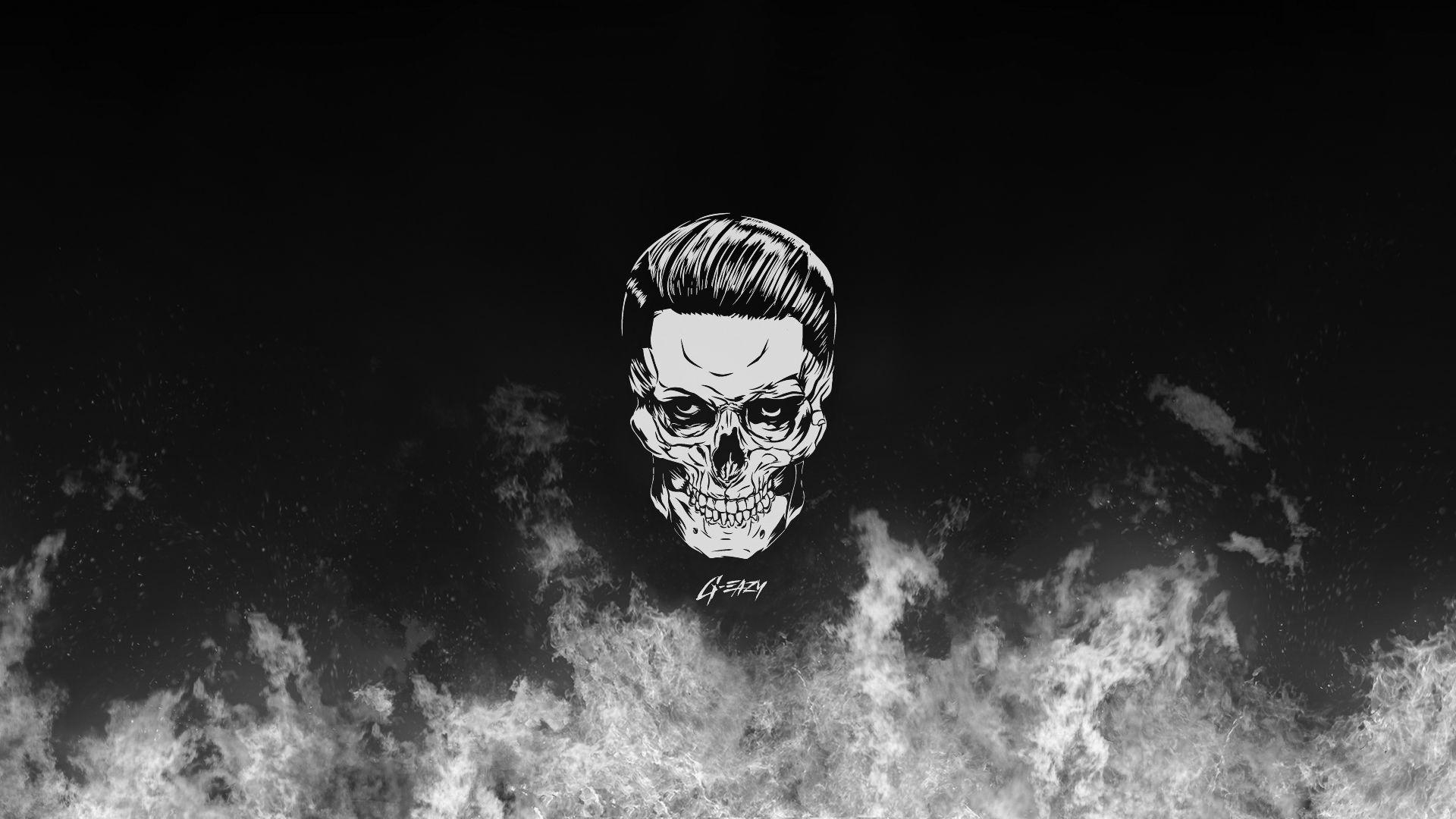 1920x1080 G Eazy Skull [] [OC]. Wallpaper In 2019, Desktop