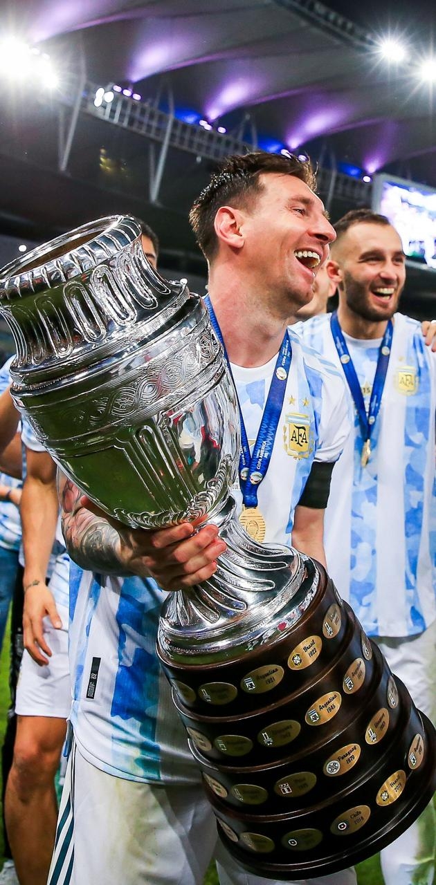 630x1280 Messi Copa America wallpaper, Phone