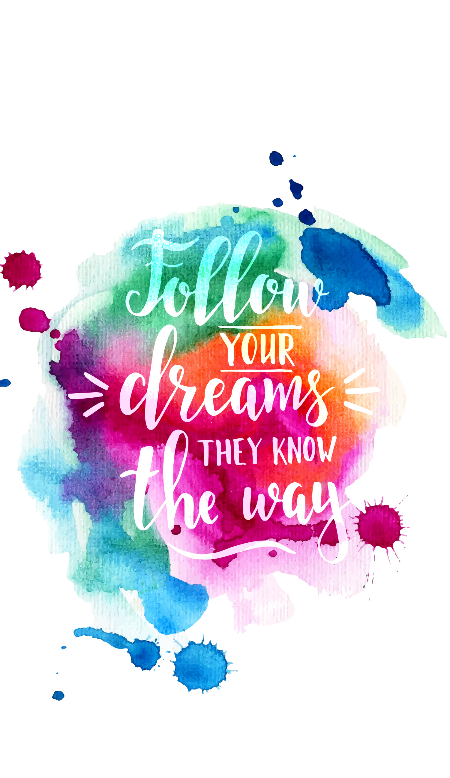 1500x2600 Follow your dreams they know the way. Wallpaper iphone quotes, Wallpaper quotes, Dream quotes, Phone