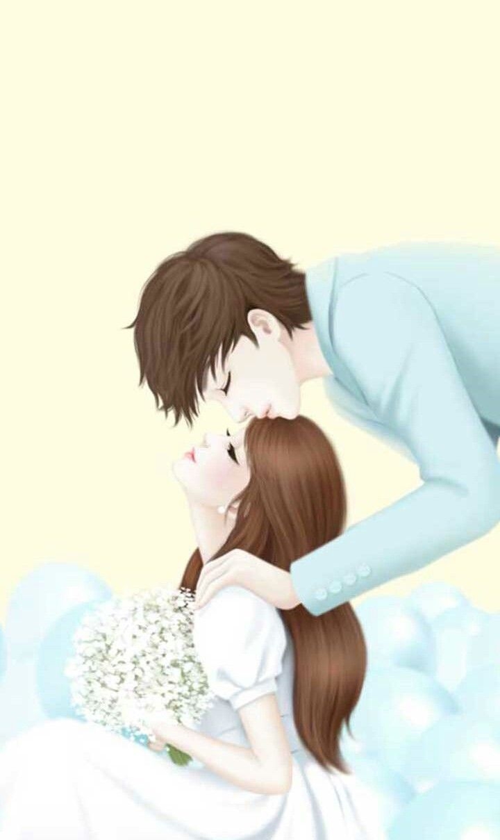 720x1210 Korean Couple Cartoon Wallpaper Free Korean Couple Cartoon Background, Phone