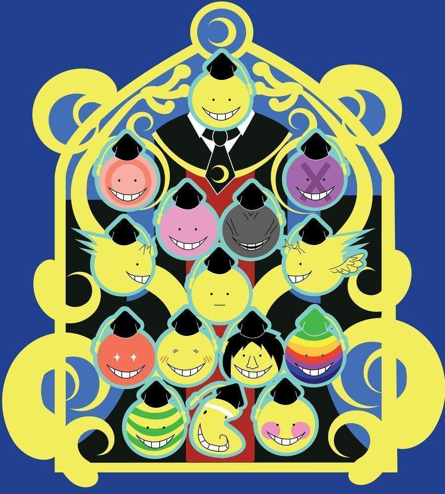 900x1000 Assassination Classroom The Faces Of KoroSensei, Phone