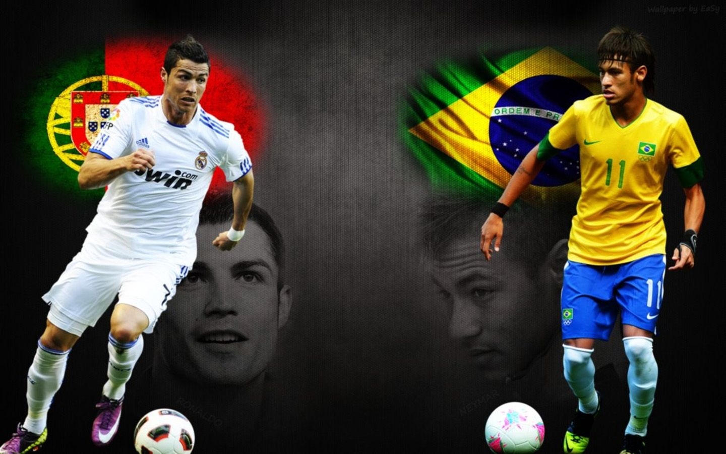 1440x900 Free download Photo ronaldo vs messi vs neymar wallpaper 2014, Desktop