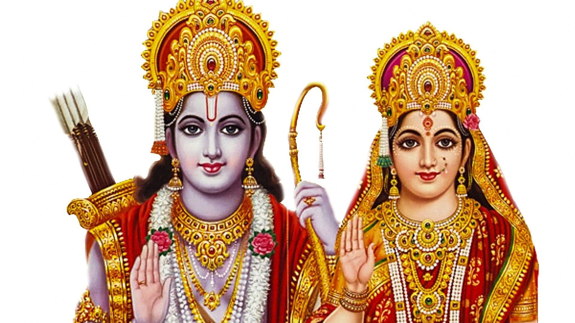 1920x1080 God Rama With Sita Ram And Sita, Desktop