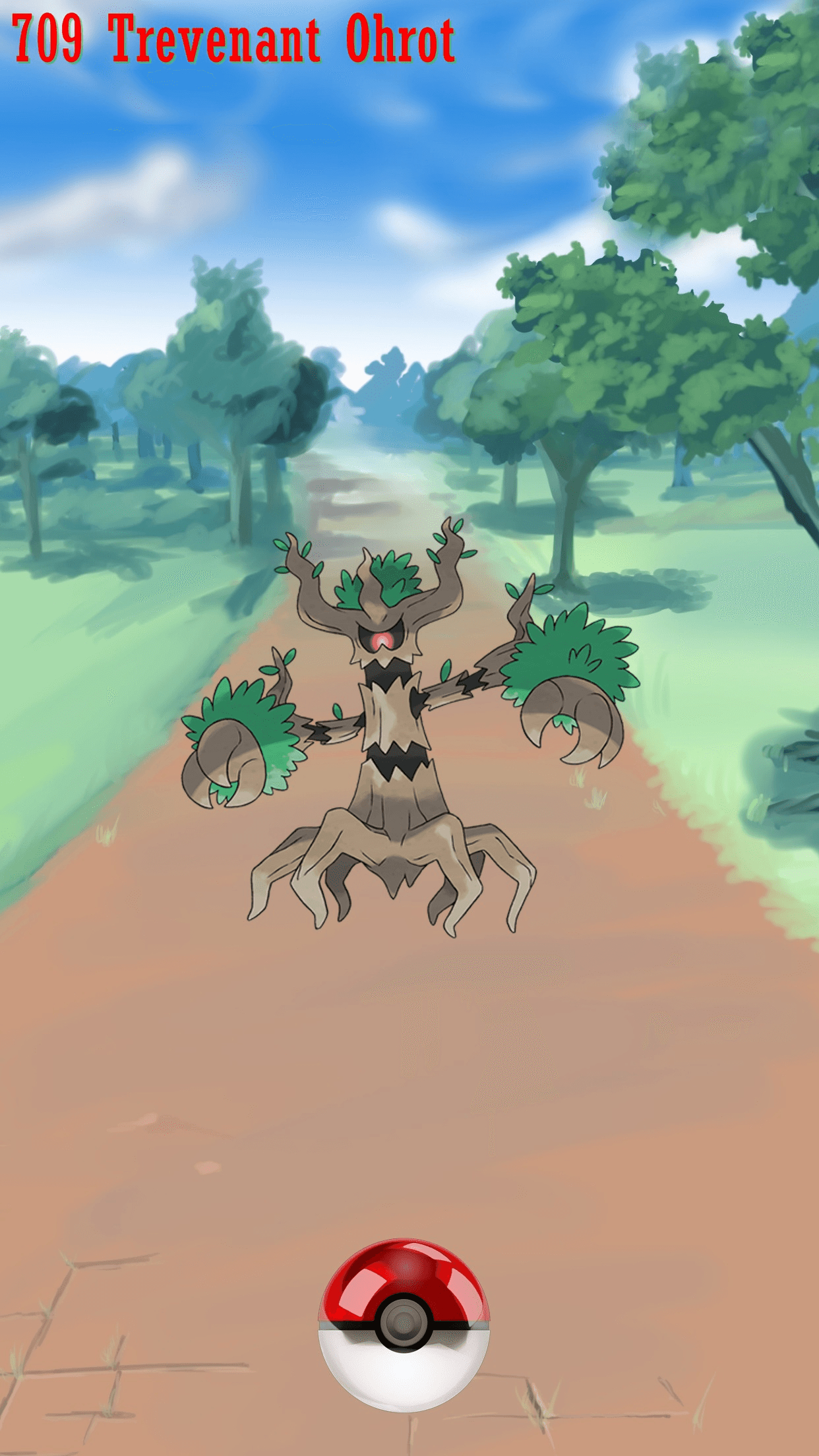 1250x2210 Street Pokeball Trevenant Ohrot, Phone